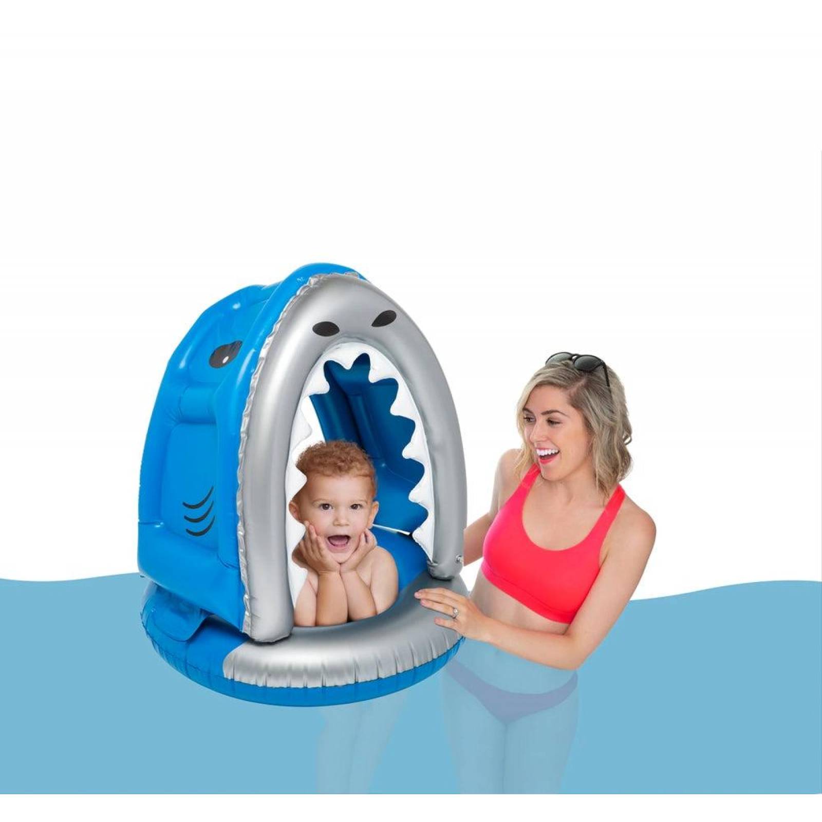 Inflable flotador pequeño de tiburón -Big Mouth 