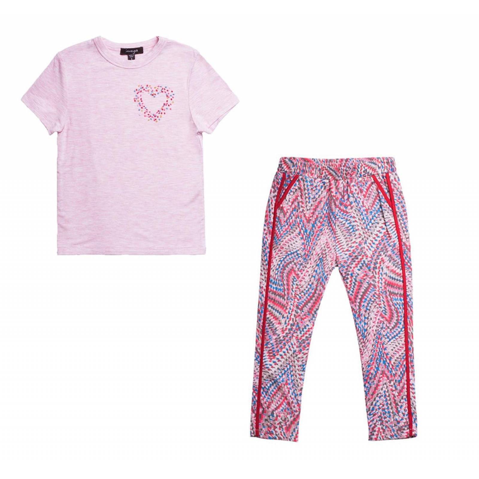 Playera Rosa Y Pantalones Malta Imoga 