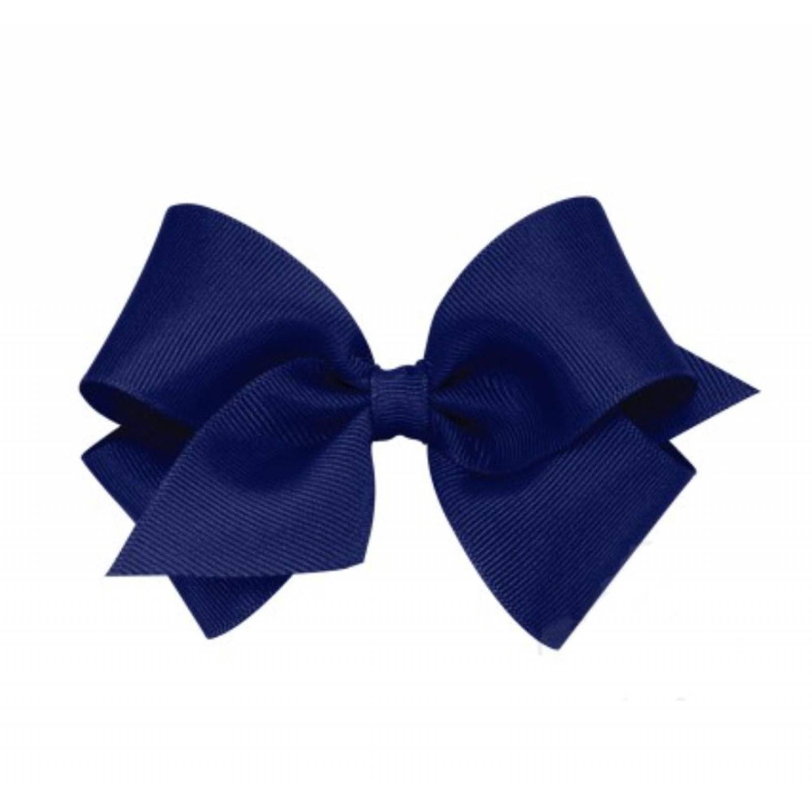 Moño pequeño grosgrain azul Wee ones 2