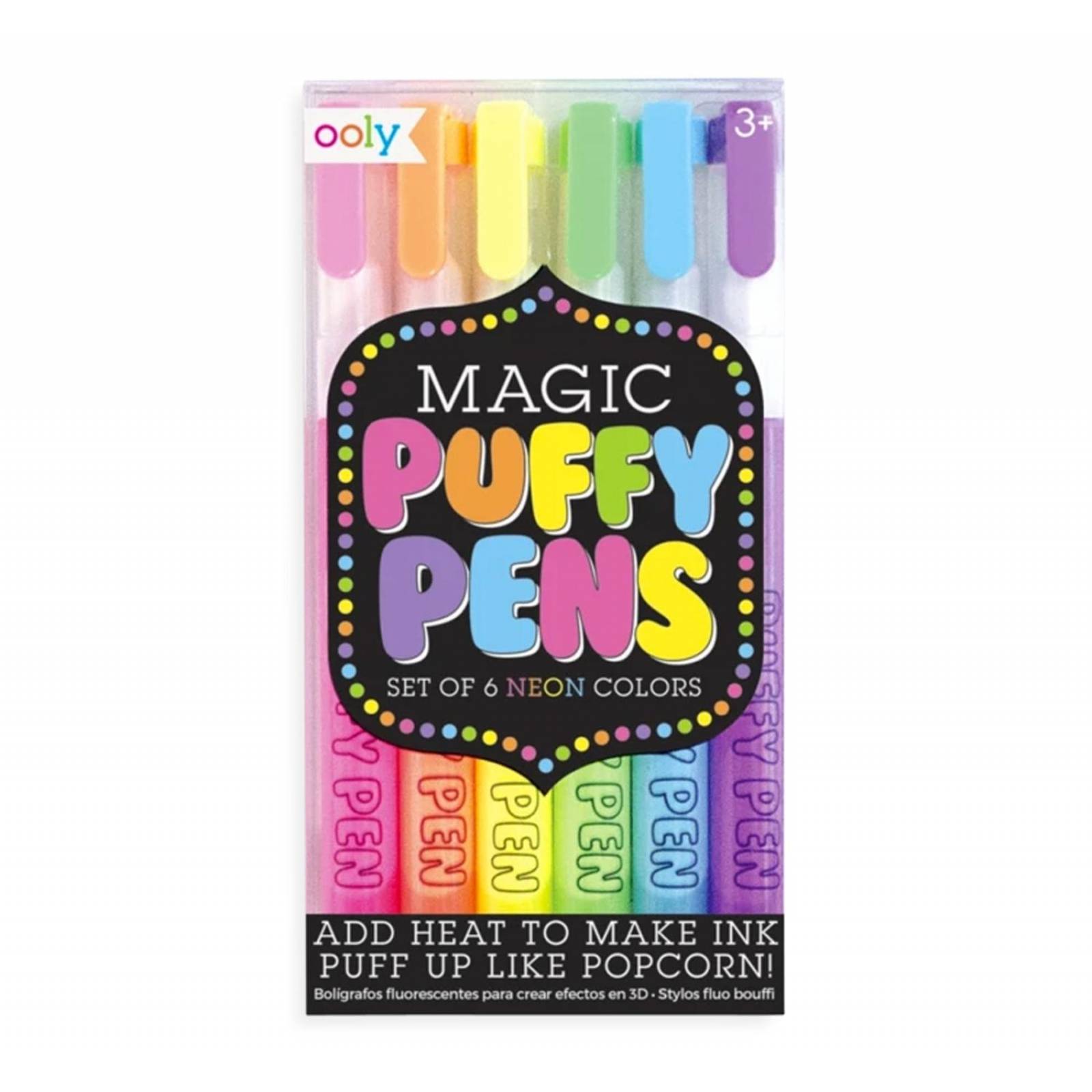 Marcadores Puffy Mágicos Neón Ooly Ooly