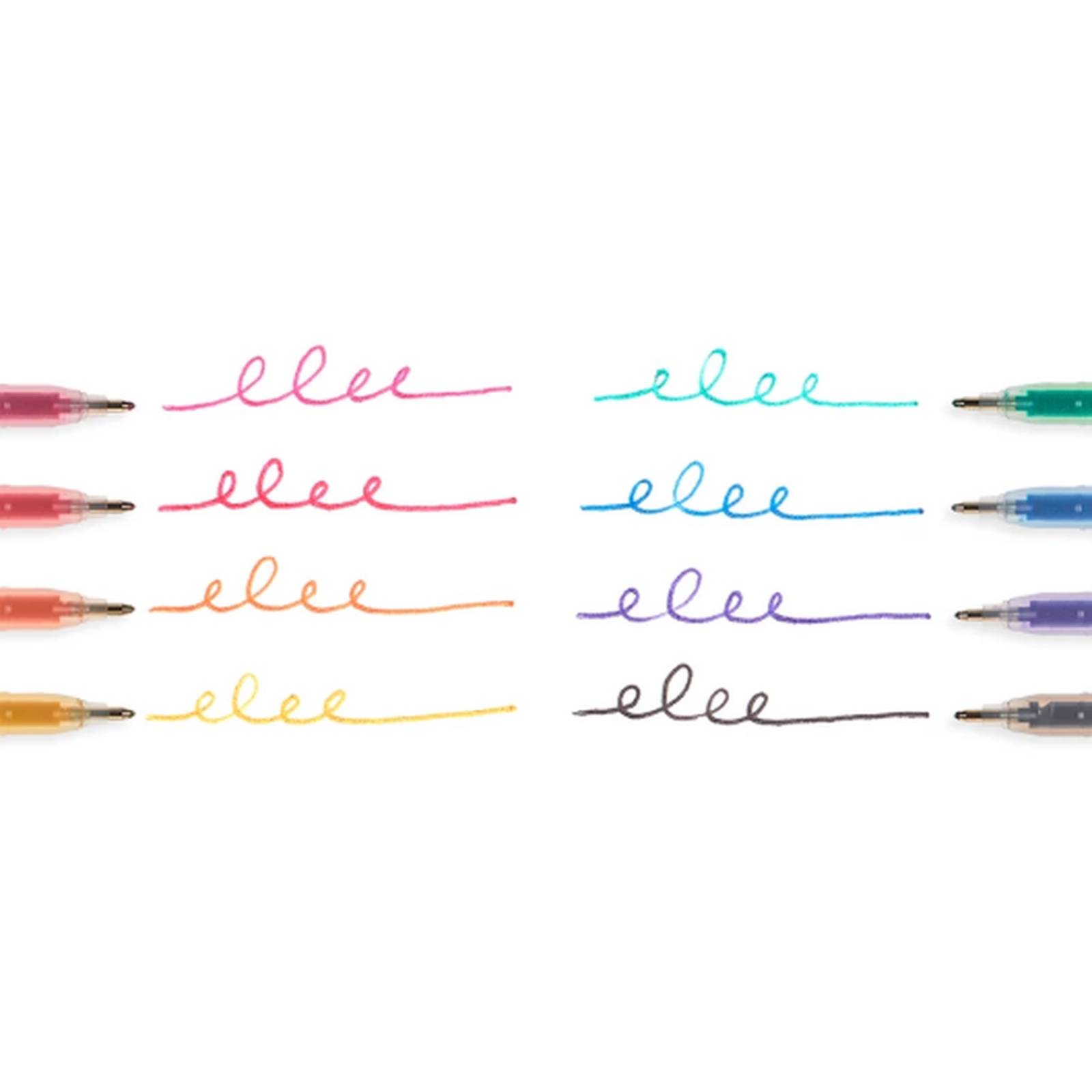 Radiant Writers 8 Glitter Gel Pens International Arrivals 