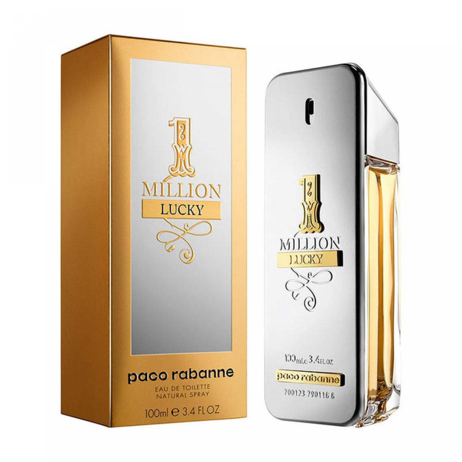 1 MILLION LUCKY EAU TOILETTE NATURAL 100 ML