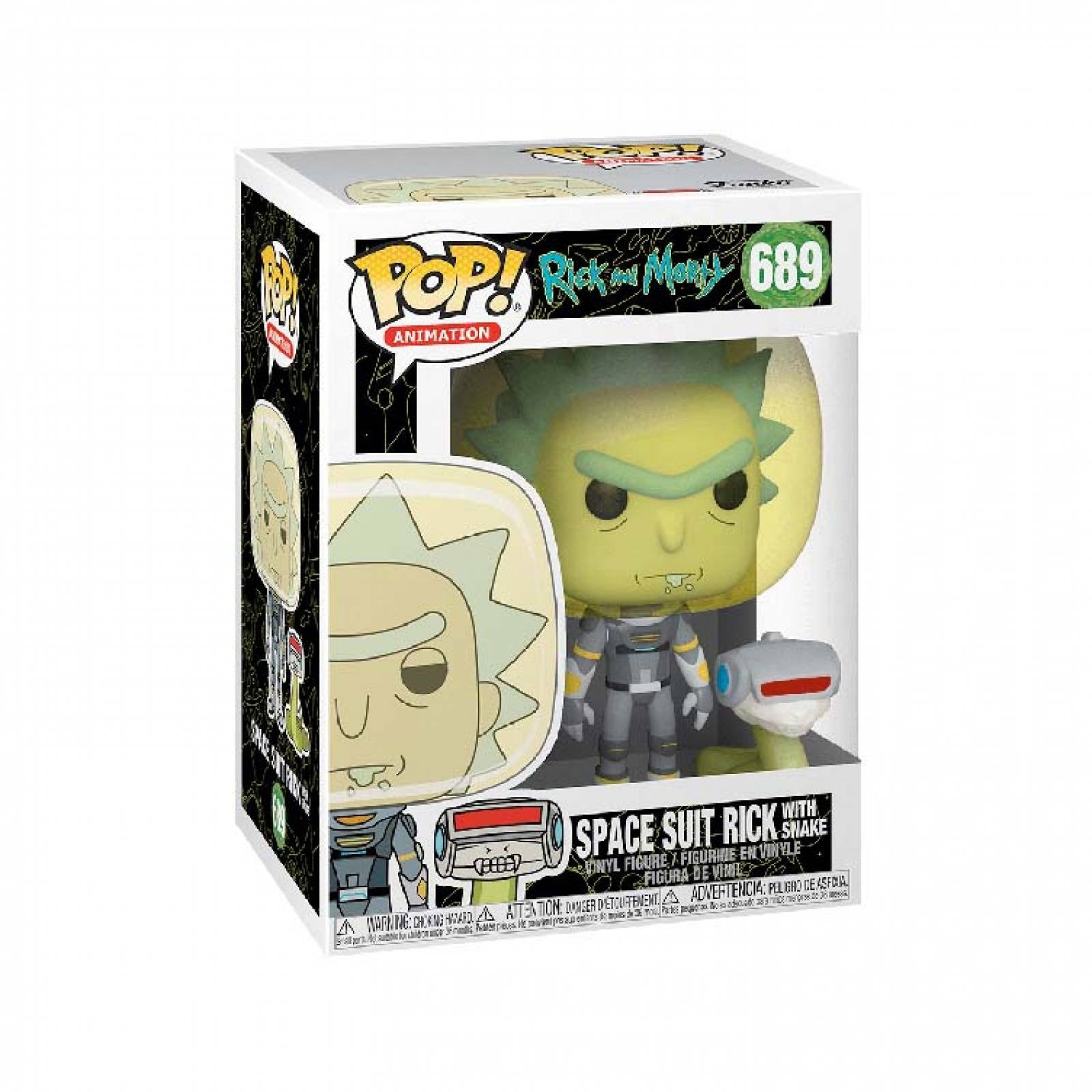 Funko Pop Space Suit Rick with Snake Rick & Morty