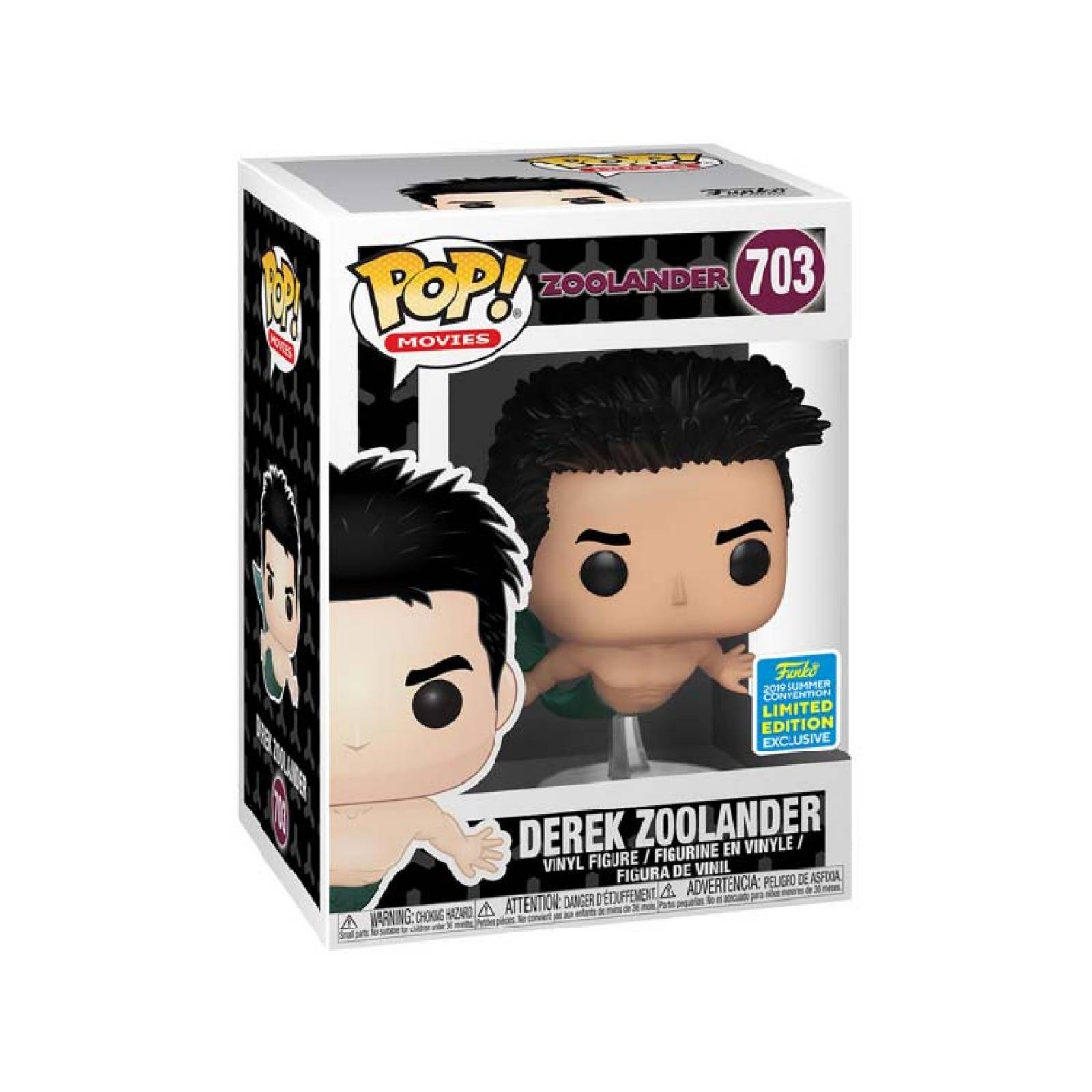 Funko Pop Derek Zoolander Merman SDCC 2019 Zoolander