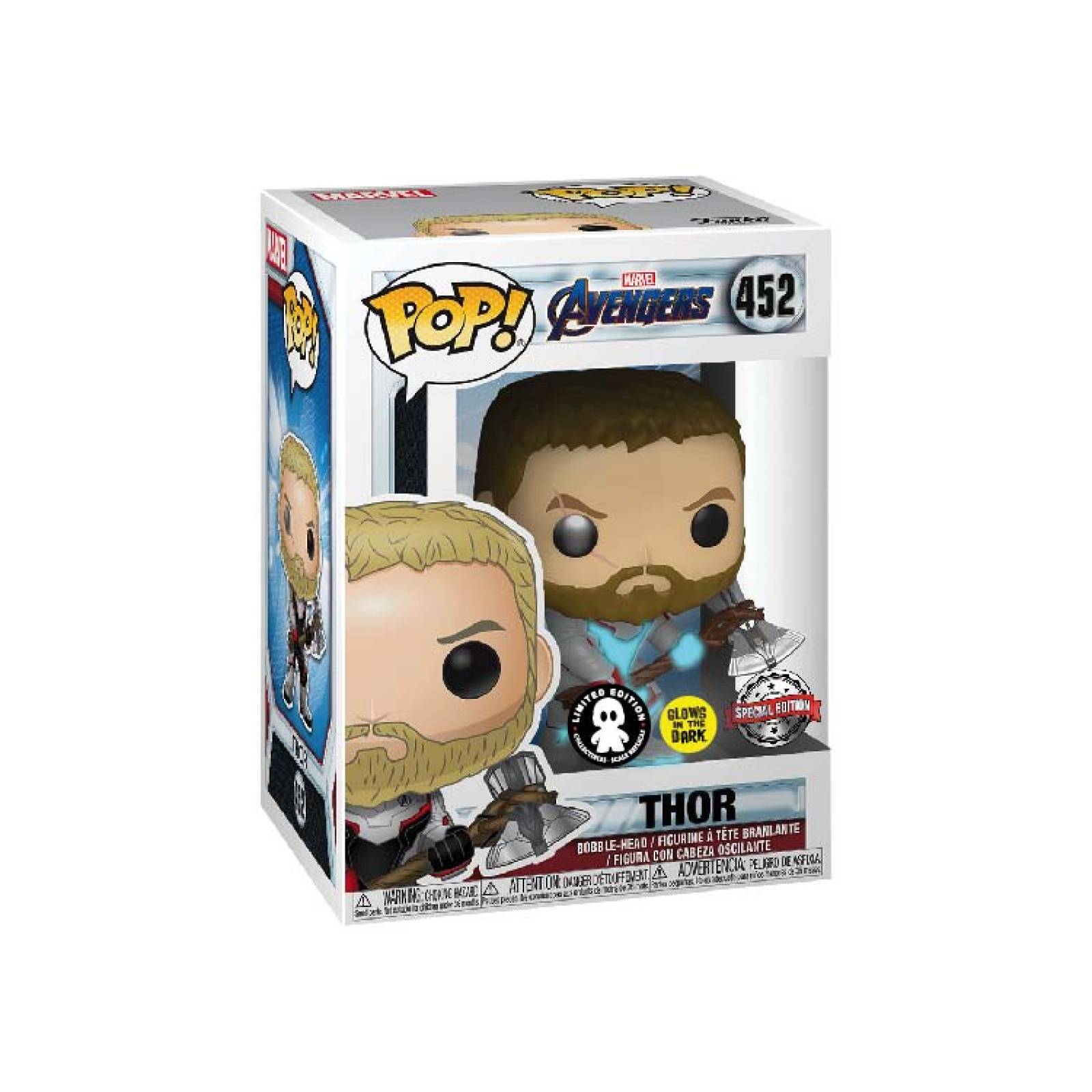 Funko Pop Thor Glow in the Dark Marvel Avvengers Endgame