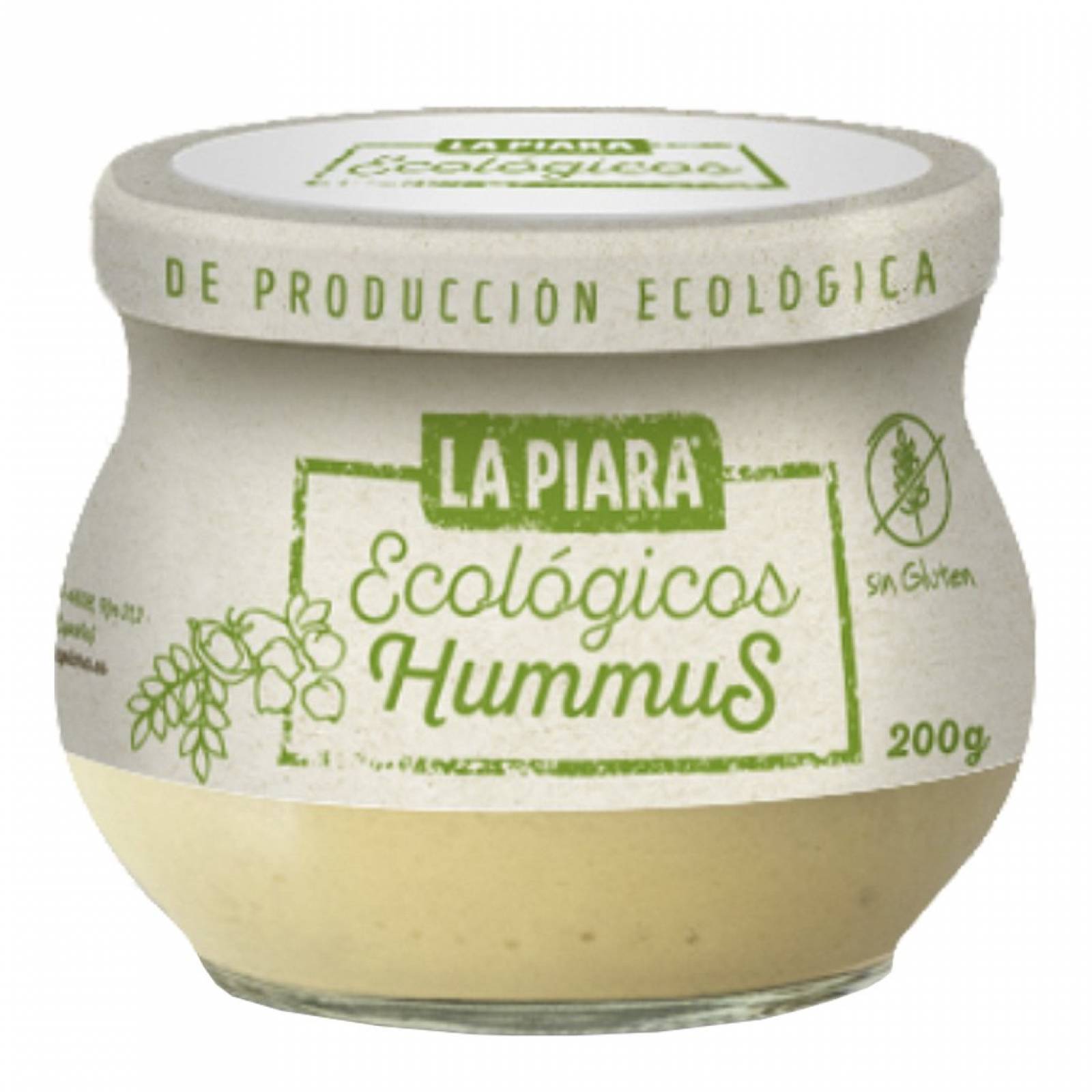 Hummus La Piara ecológico receta tradicional 200 g