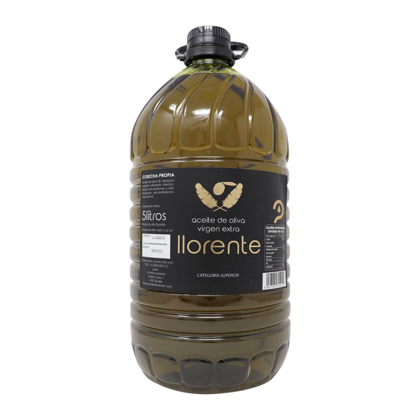 Aceite de Oliva Pet Ybarra 5 Lt