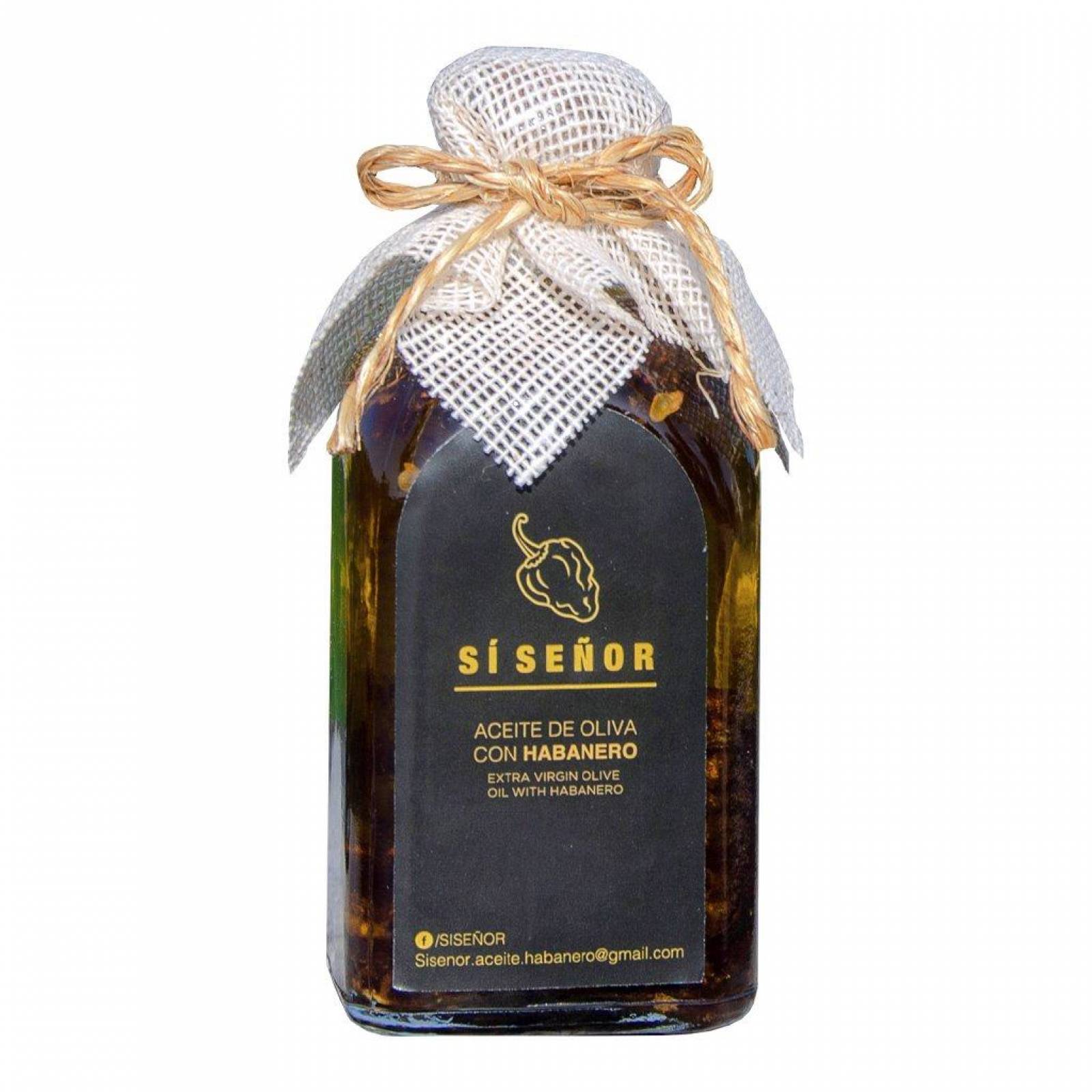 Sí Señor Aceite de oliva con habanero 150 ml
