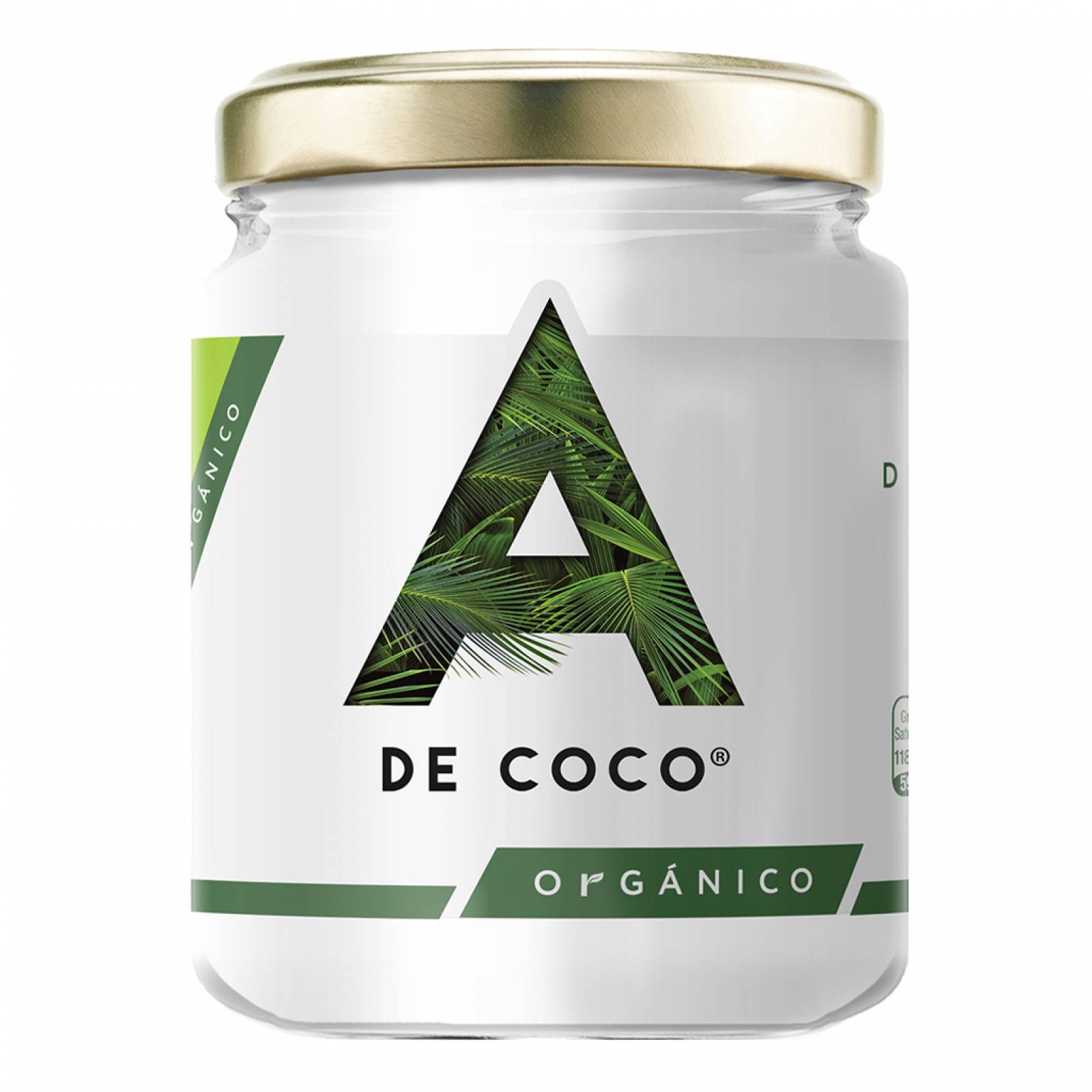 Aceite de Coco Virgen Orgánico A de Coco 420 ml