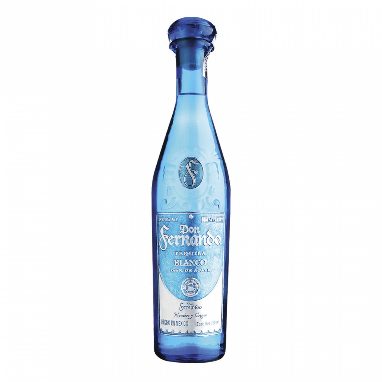 Don Fernando Tequila 100% Blanco Premium 750 Mililitros