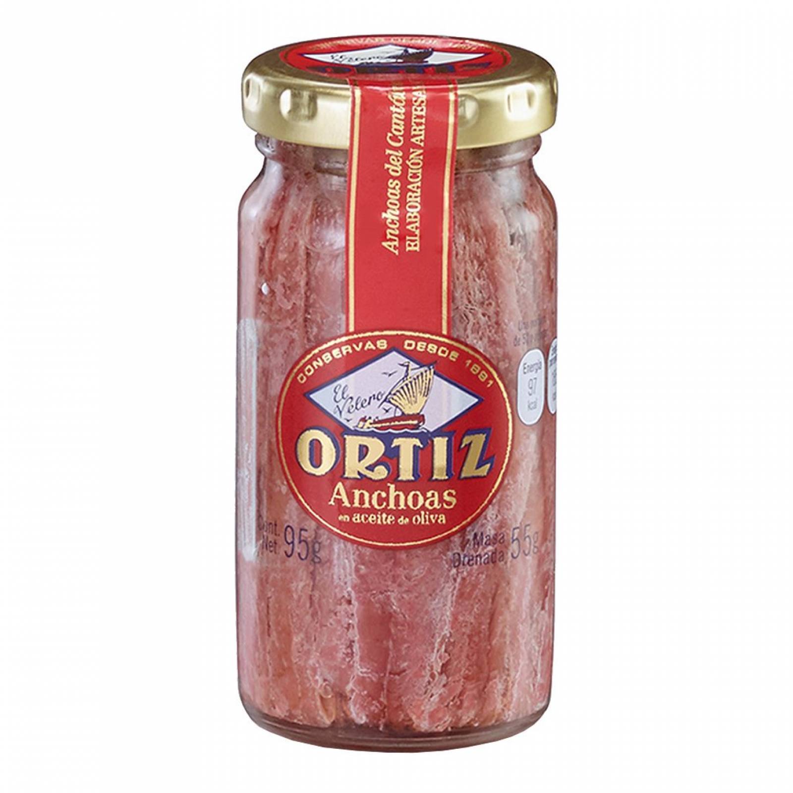Anchoa en Aceite de Oliva Ortiz 95 gr