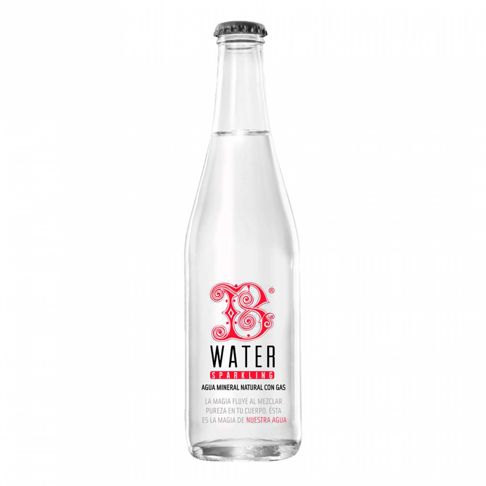 B Water Agua mineralizada Sparkling 355 ml