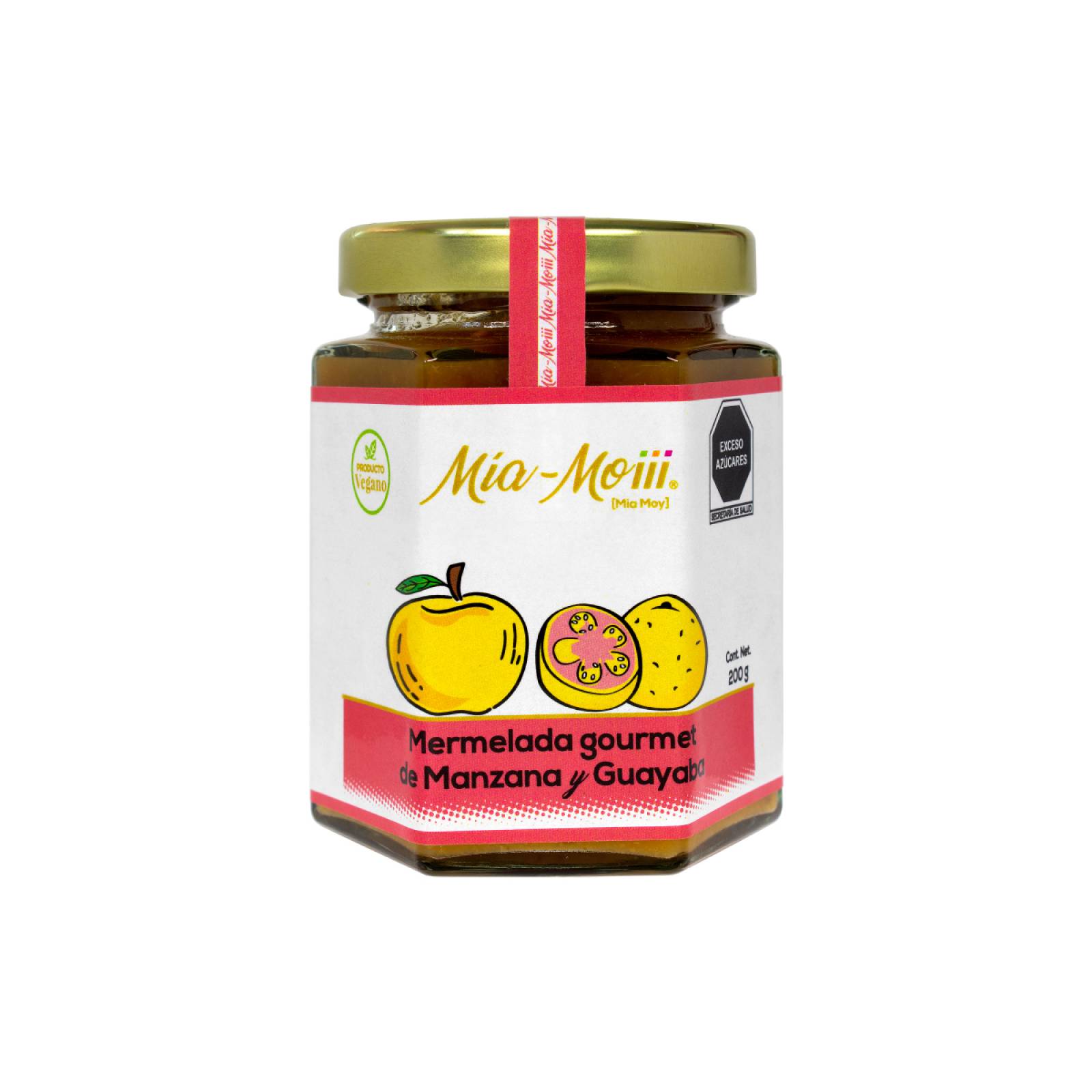 Mía Moiii Mermelada Gourmet Manzana y Guayaba 200 gr