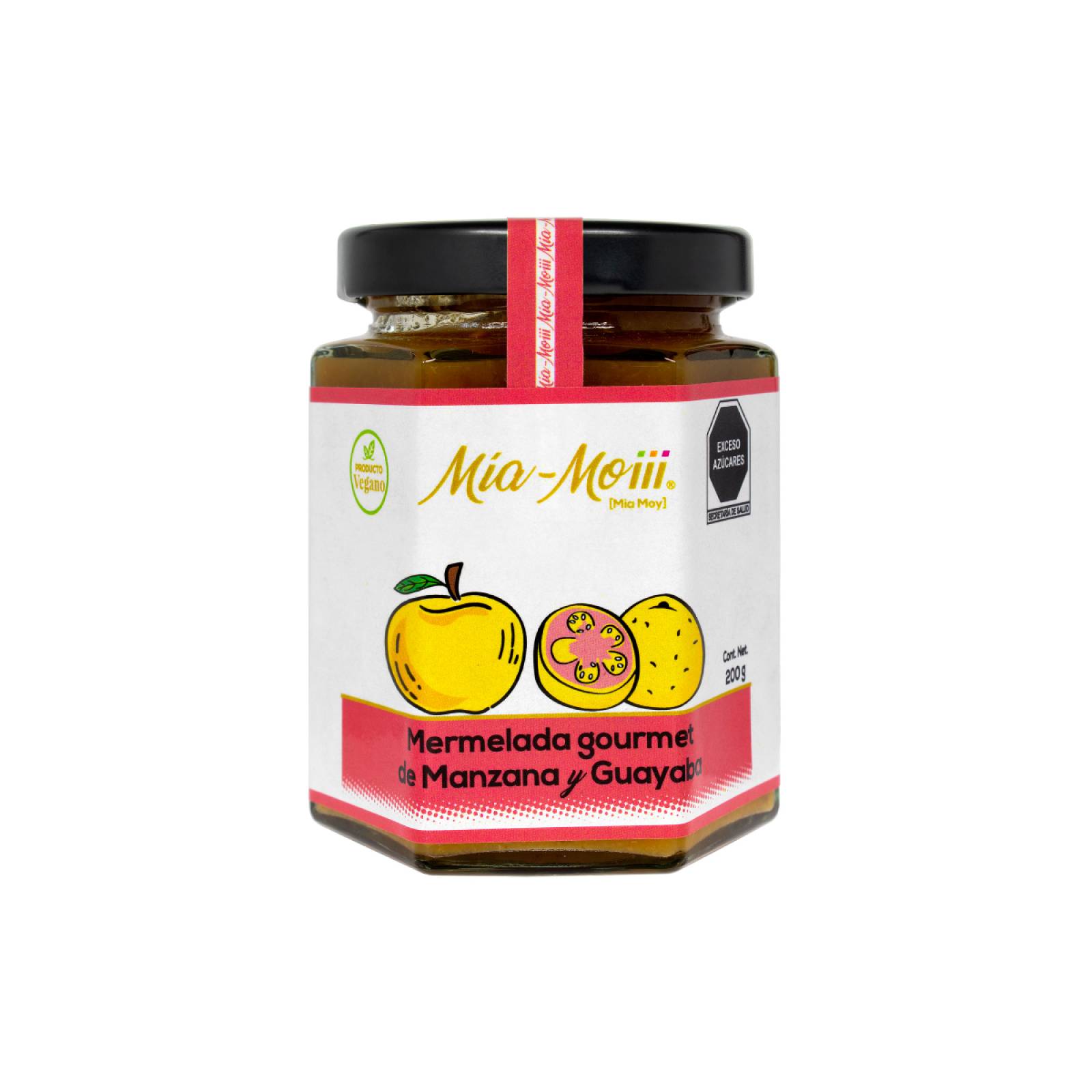 Mía Moiii Mermelada Gourmet Manzana y Guayaba 200 gr