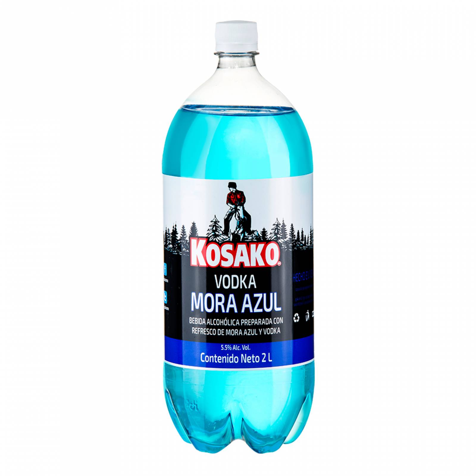 Vodka Mora Azul Kosako Botella 2 lt