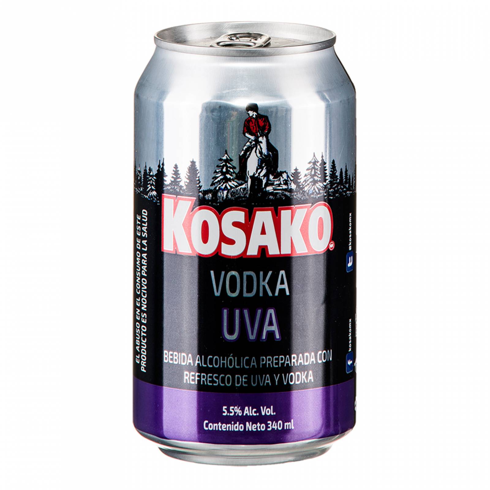 Vodka Uva Kosako Lata 340 ml