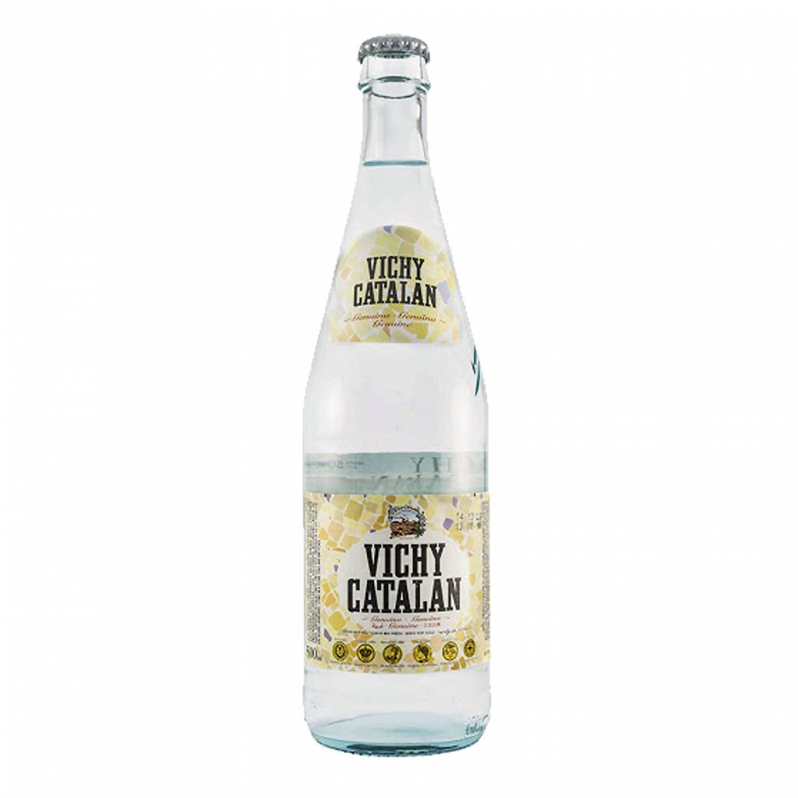 Agua Natural Mineral Carbónica Vichy Catalán 500 ml