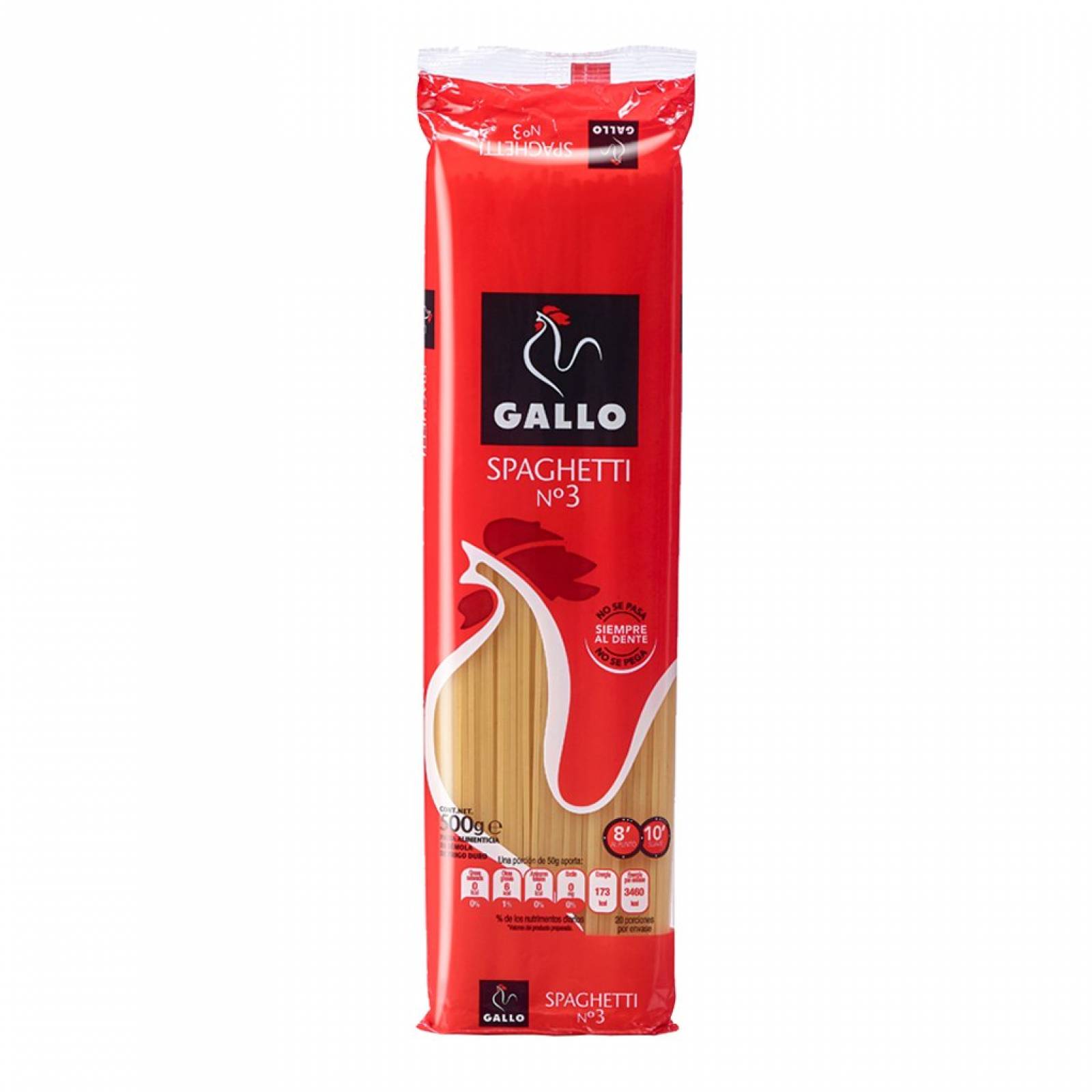 Gallo Pasta Spaghetti Nº 3 500 gr