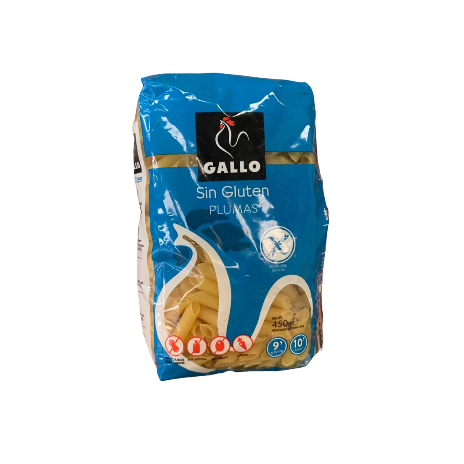 Pasta Plumas Sin Gluten Gallo 500 gr