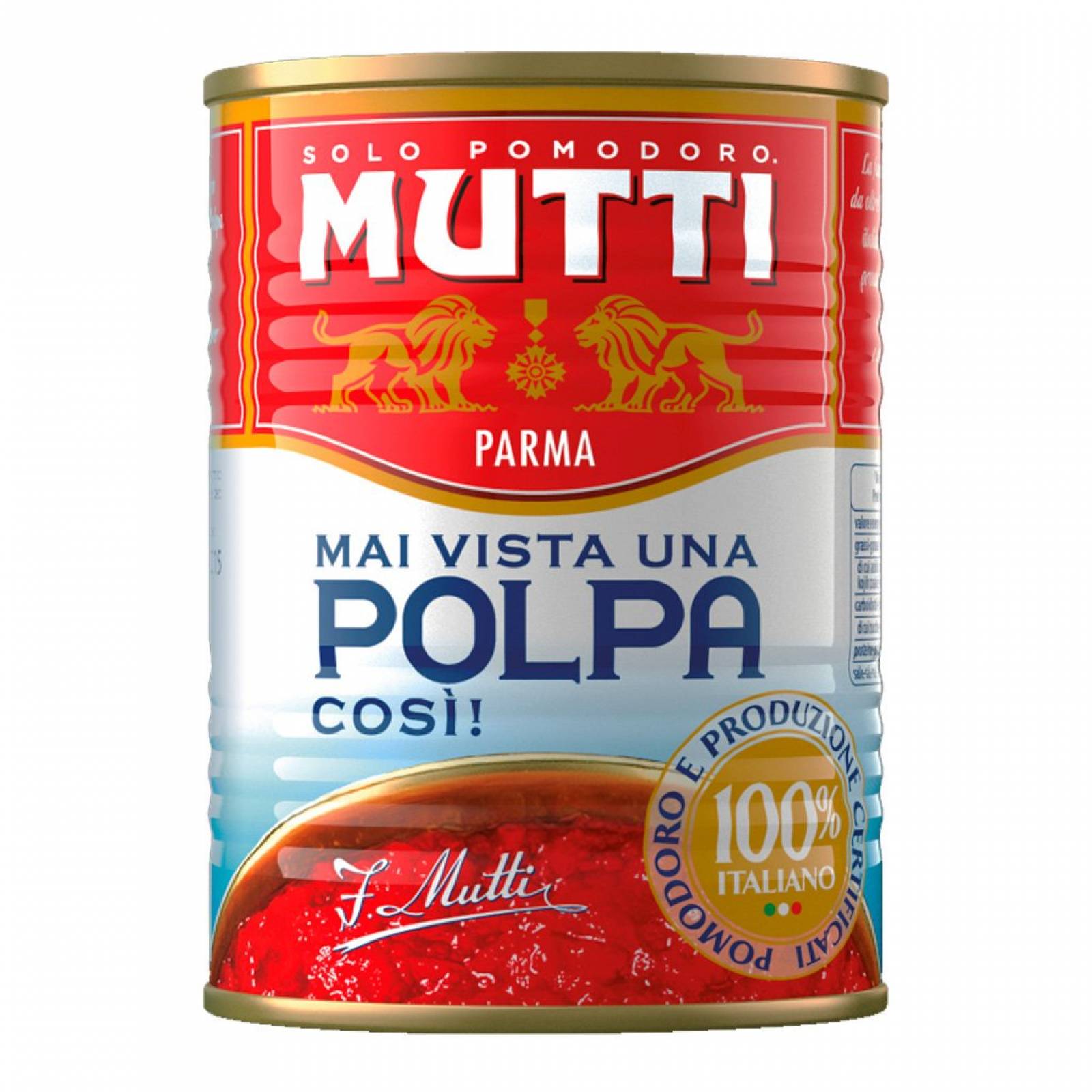 Tomate Pulpa Finamente Picada Mutti 400 gr
