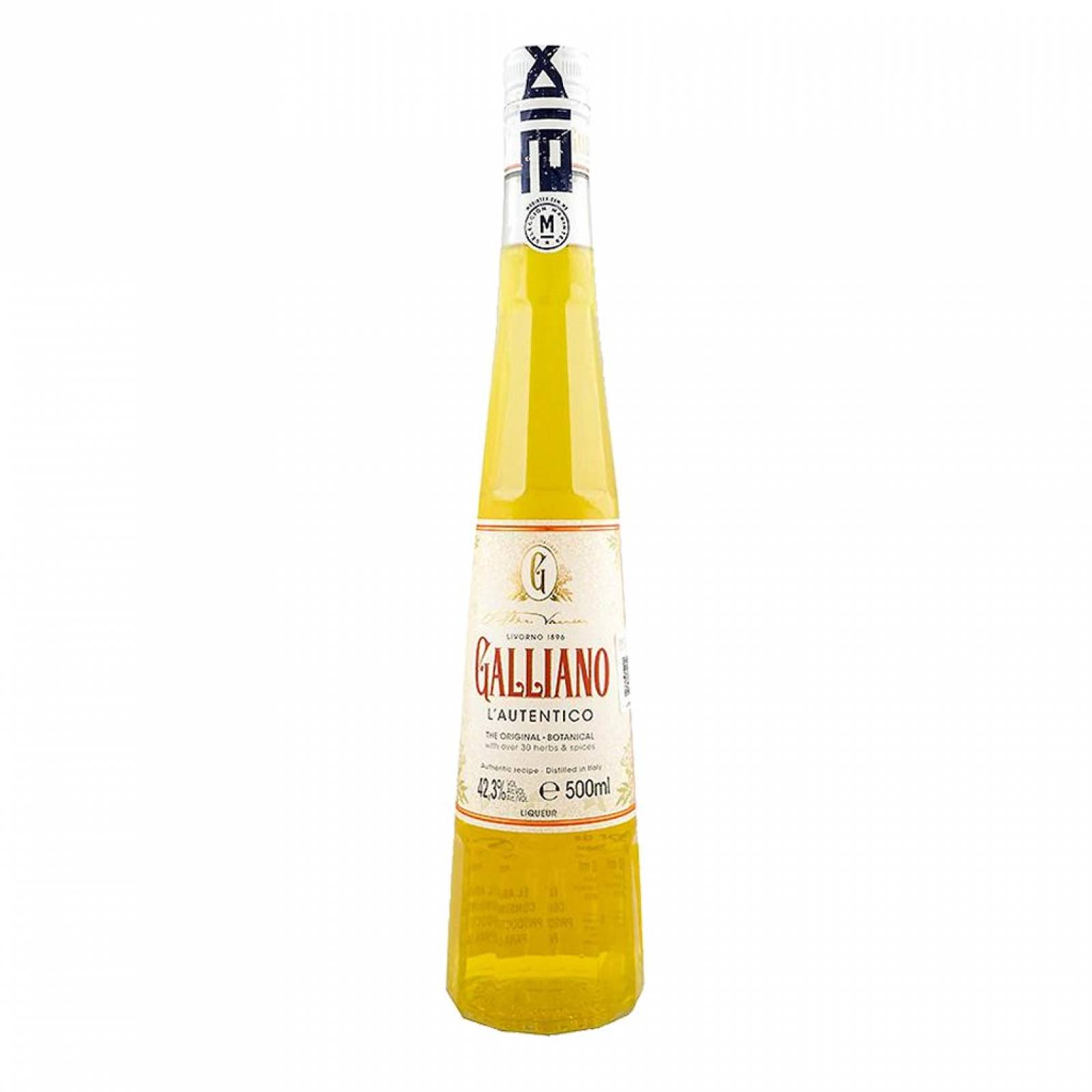 Galliano Licor  de Hierbas Autentico 500 ml