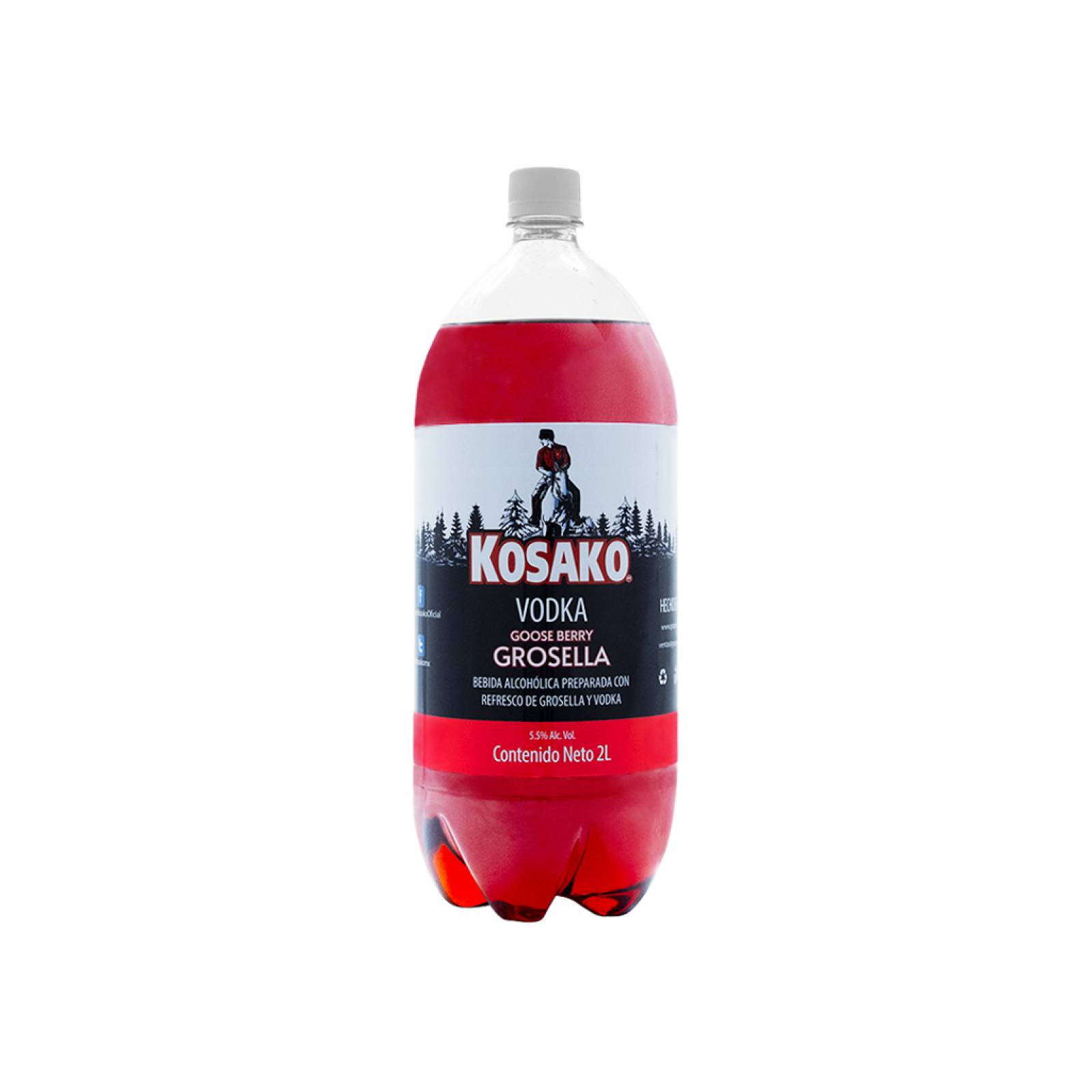 Vodka Grosella Goose Berry Kosako Botella 2 lt