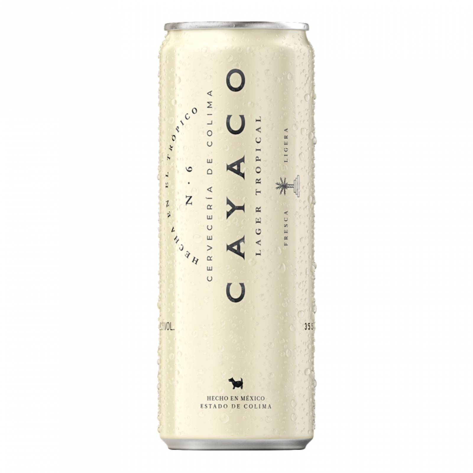 Cerveza Tropical Lager Cayaco lata 355 ml
