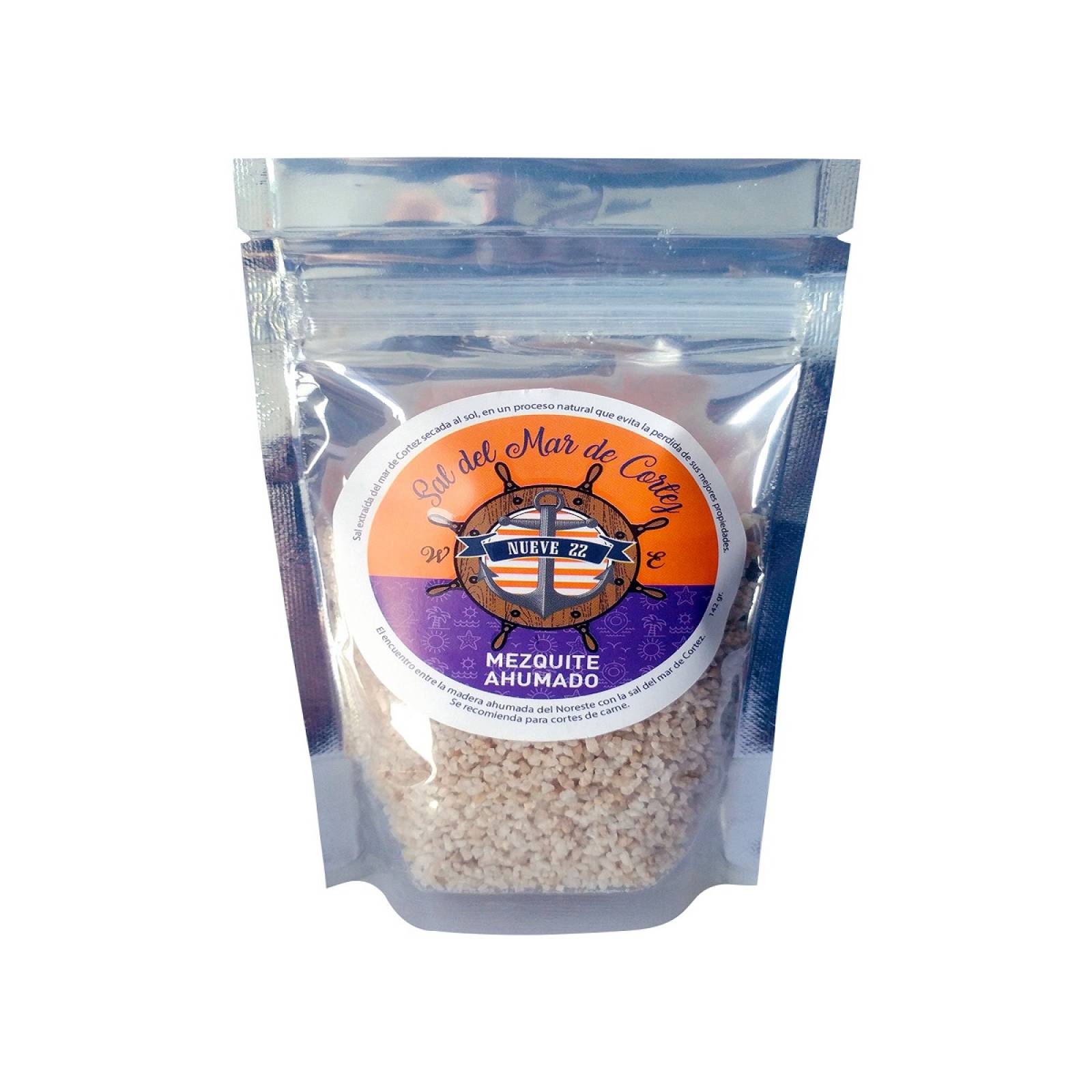 Sal Mezquite Ahumado Condimento Nueve 22 150 gr