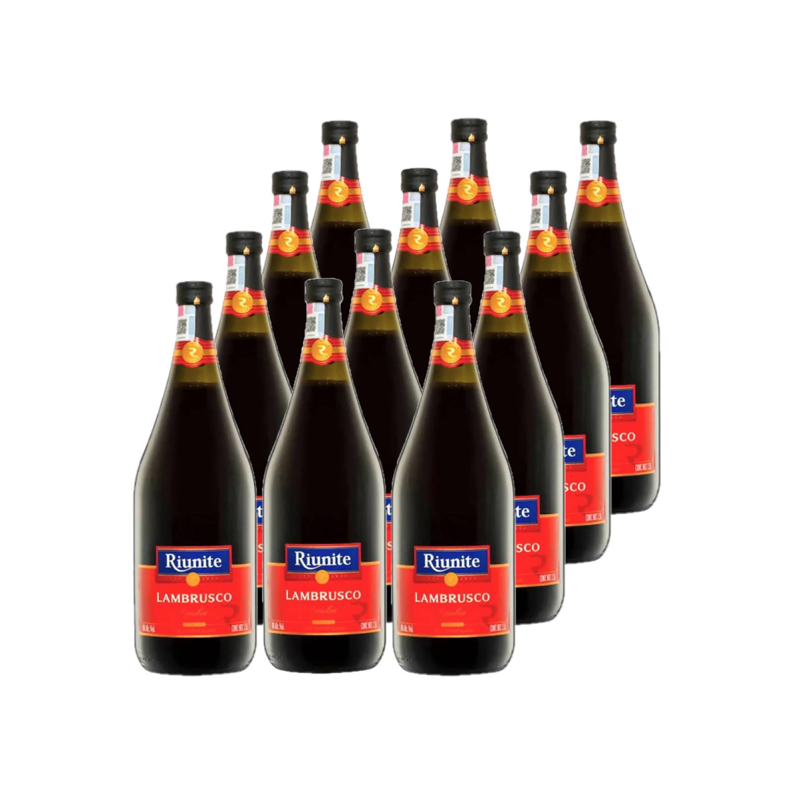 Riunite Vino Tinto Lambrusco 12 Botellas 15 lt