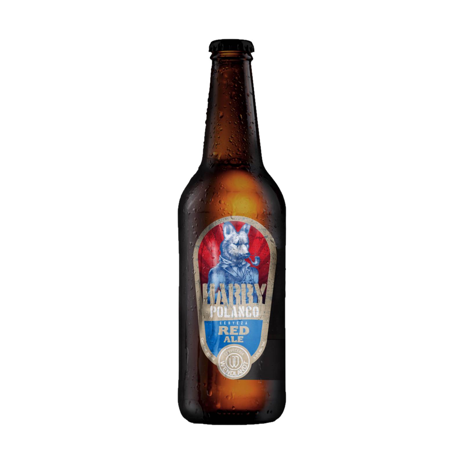 Cerveza Artesanal Red Ale Harry Polanco Wendlandt 355 ml