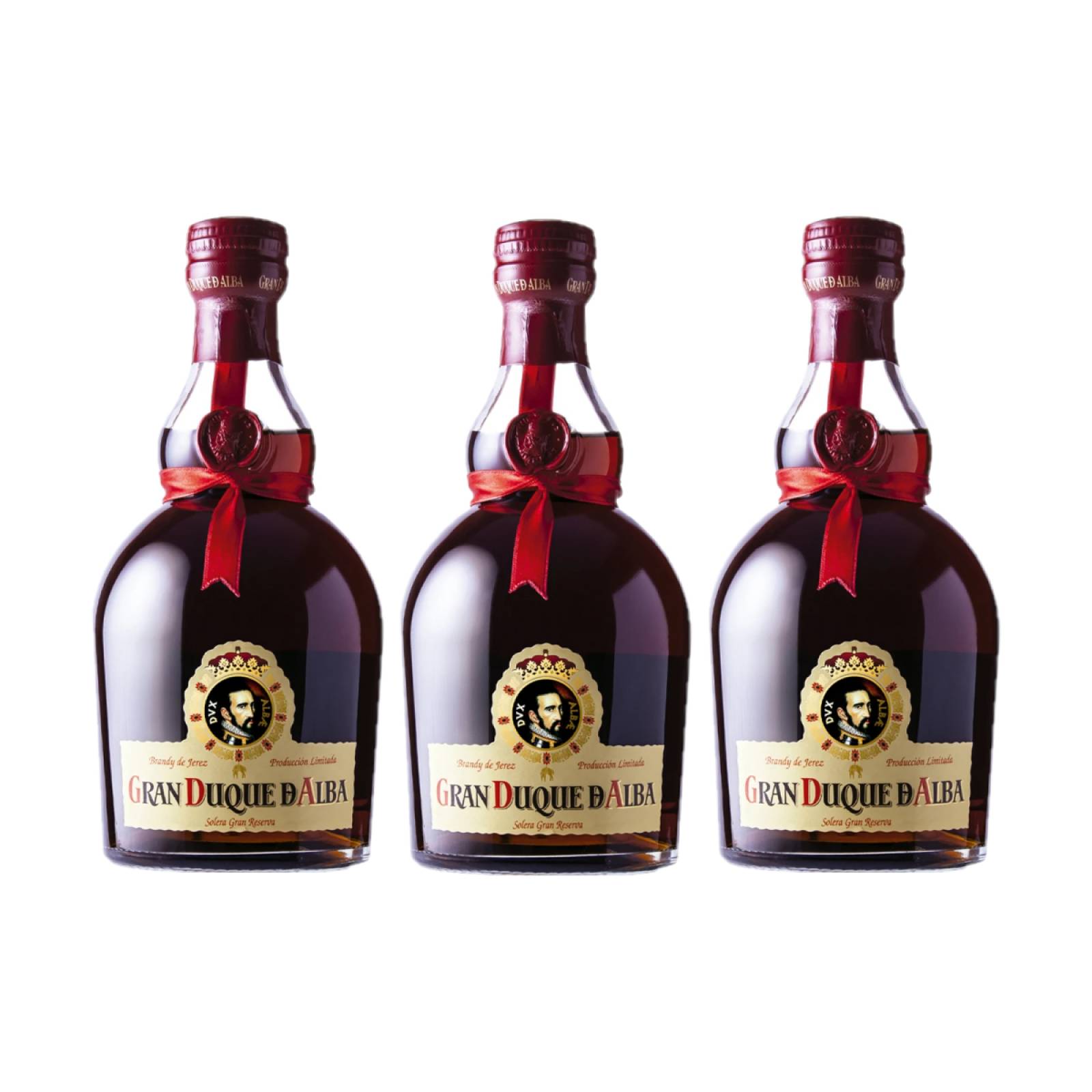 Gran Duque de Alba Brandy 3 Botellas 700 ml