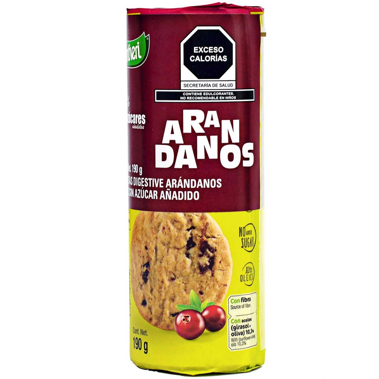 Santiveri Galletas Digestive con Arándanos Sin Azúcar 190 gr