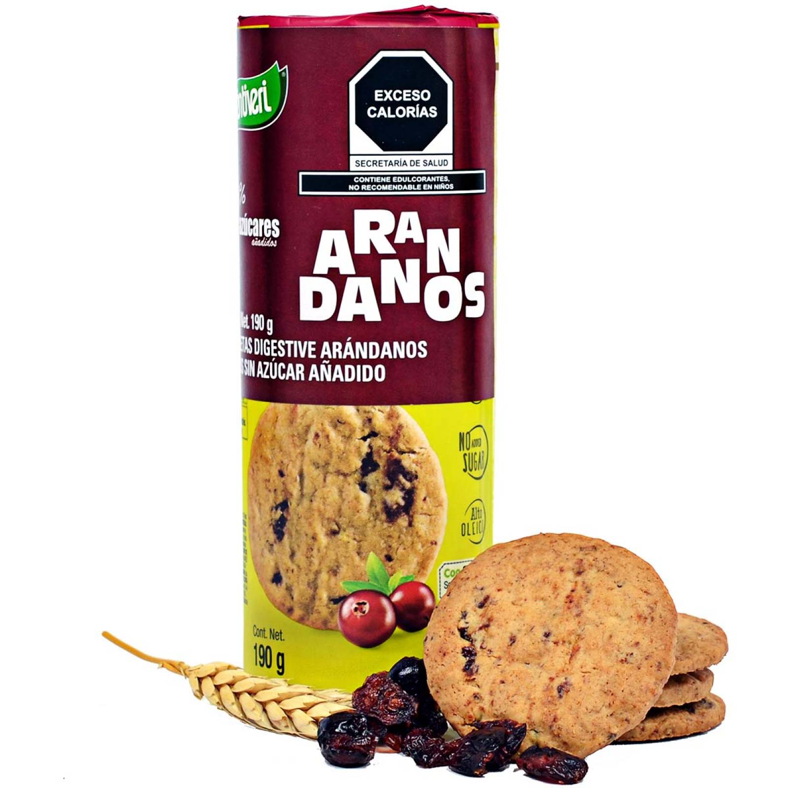 Santiveri Galletas Digestive con Arándanos Sin Azúcar 190 gr
