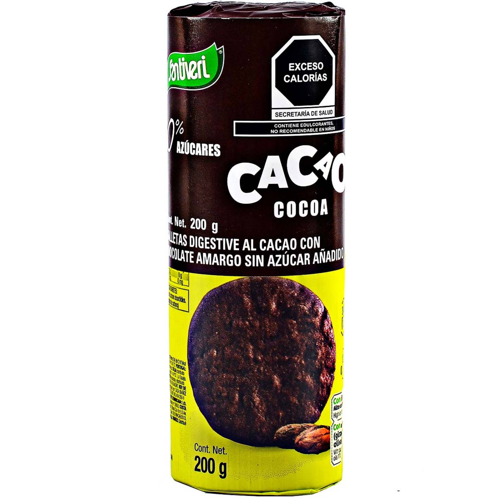 Santiveri Galletas Digestive con Cacao Sin Azúcar 200 gr