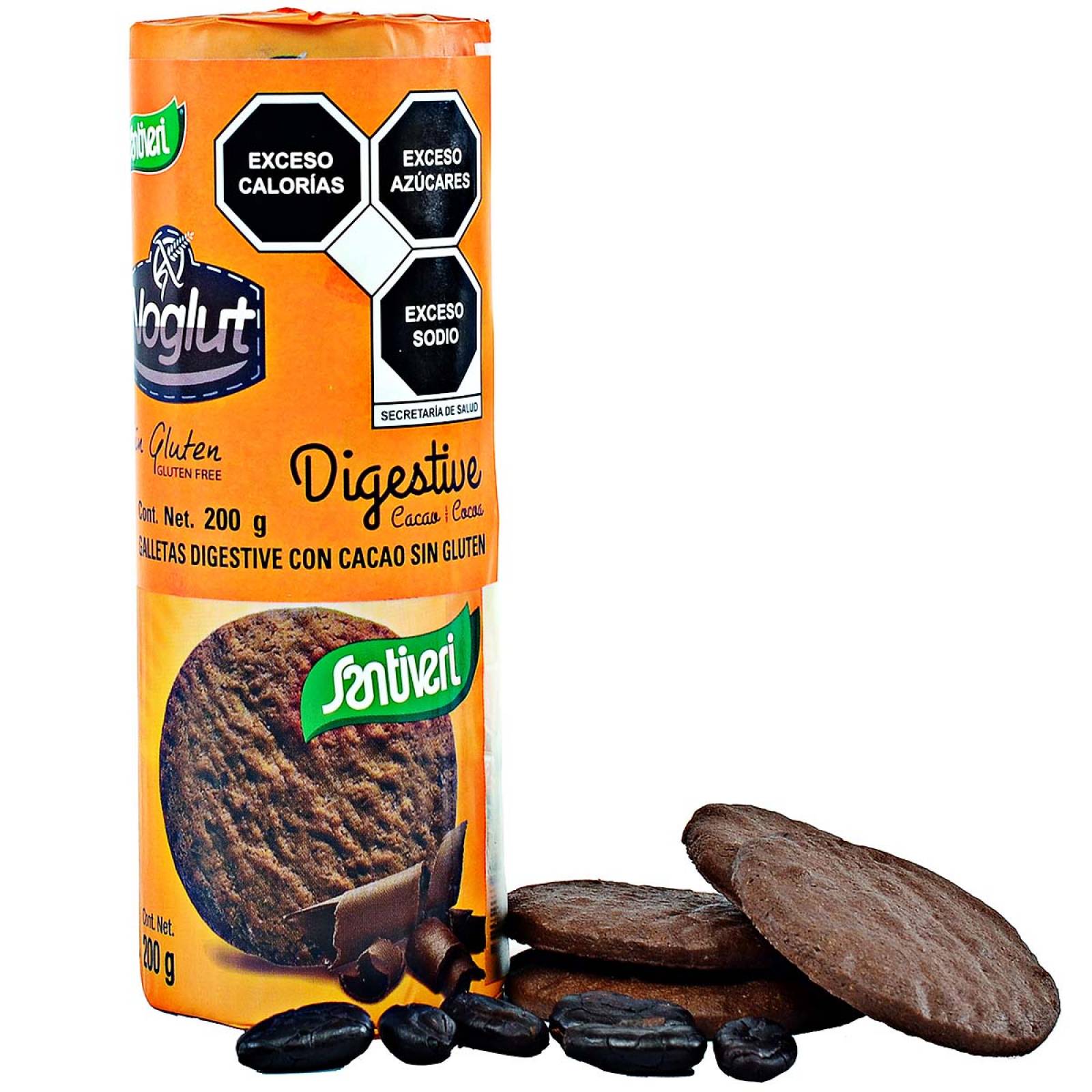 Galletas Digestive con Cacao Sin Gluten Santiveri 200 gr