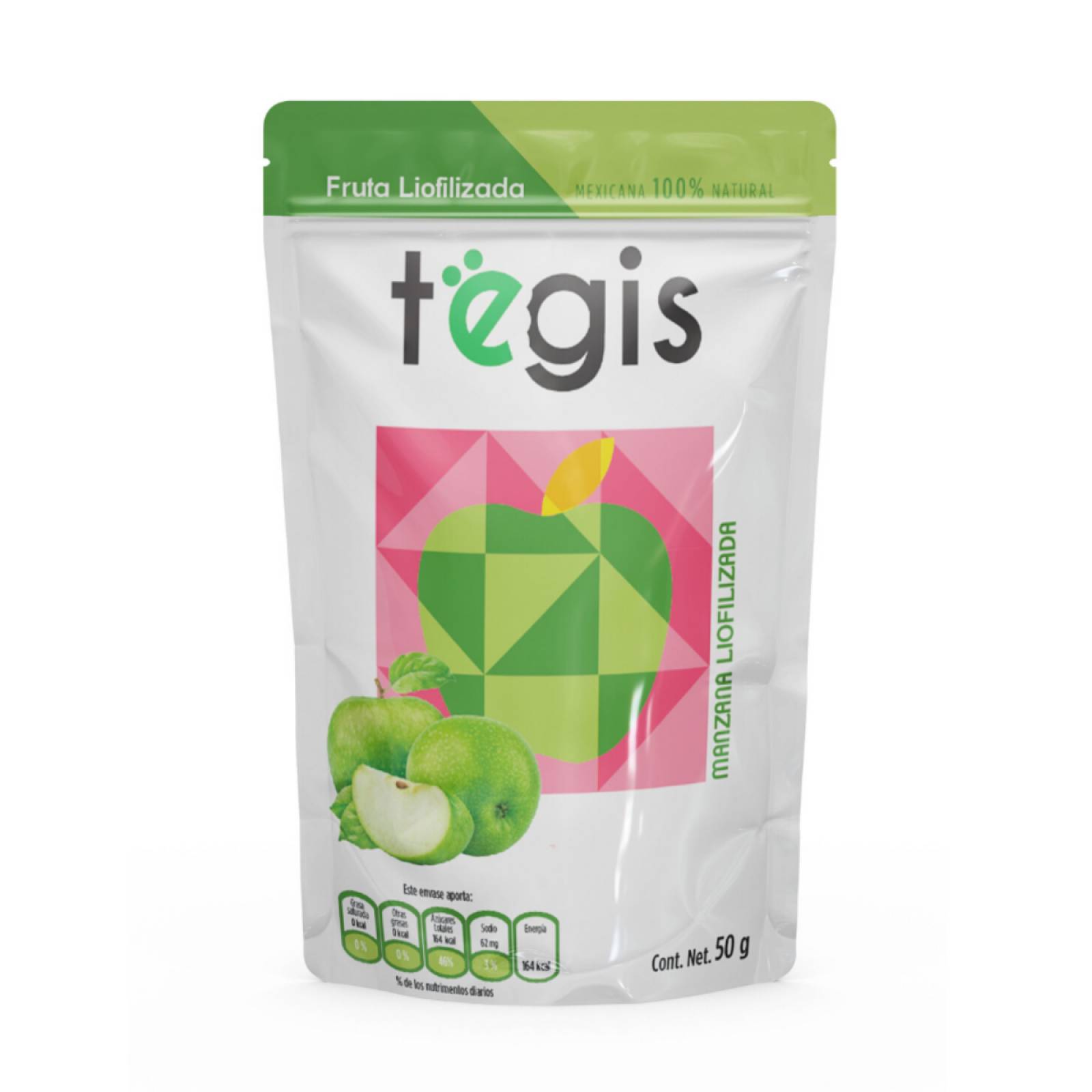 Manzana Liofilizada Tëgis 50 gr