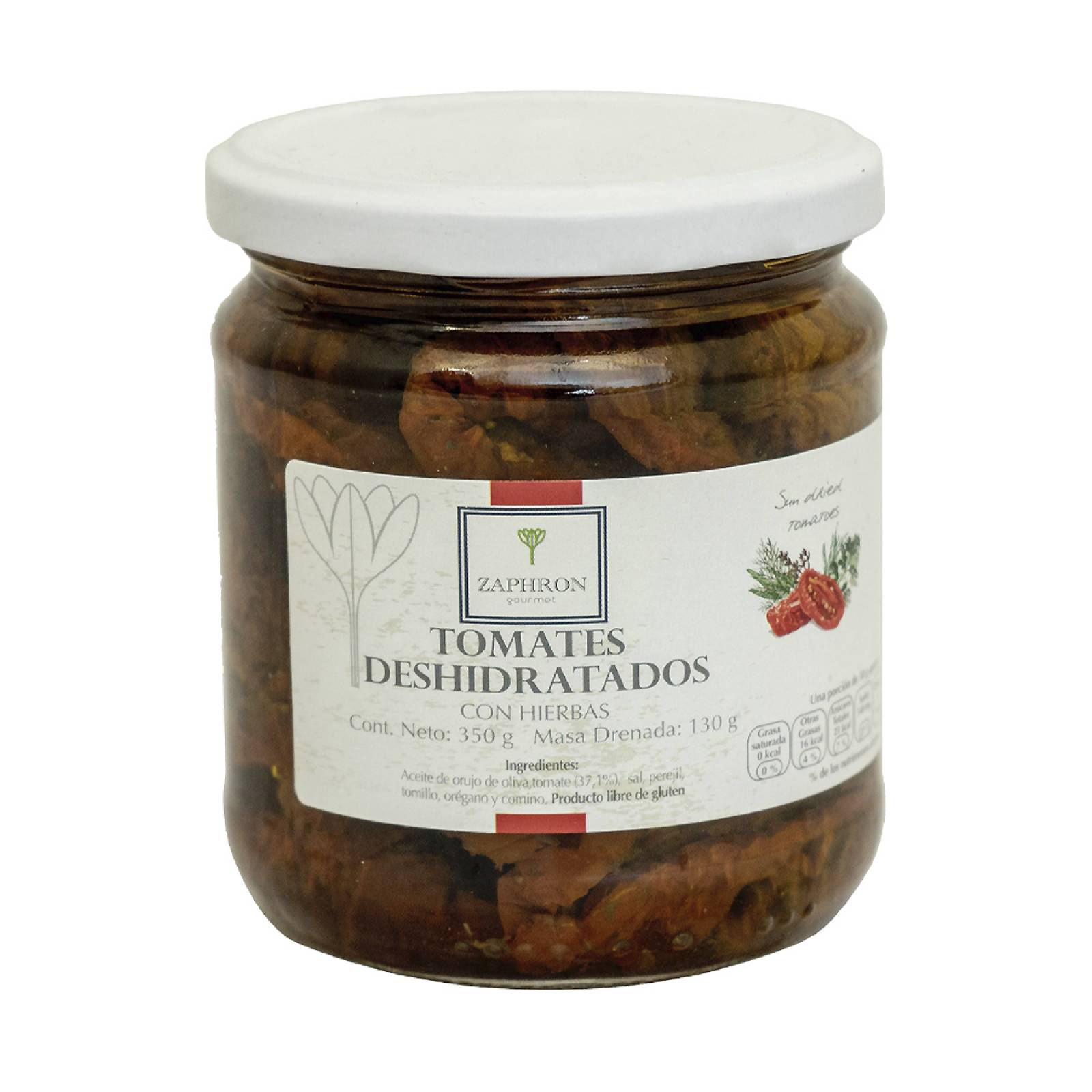 Tomate Deshidratado Zaphron Gourmet 200 gr