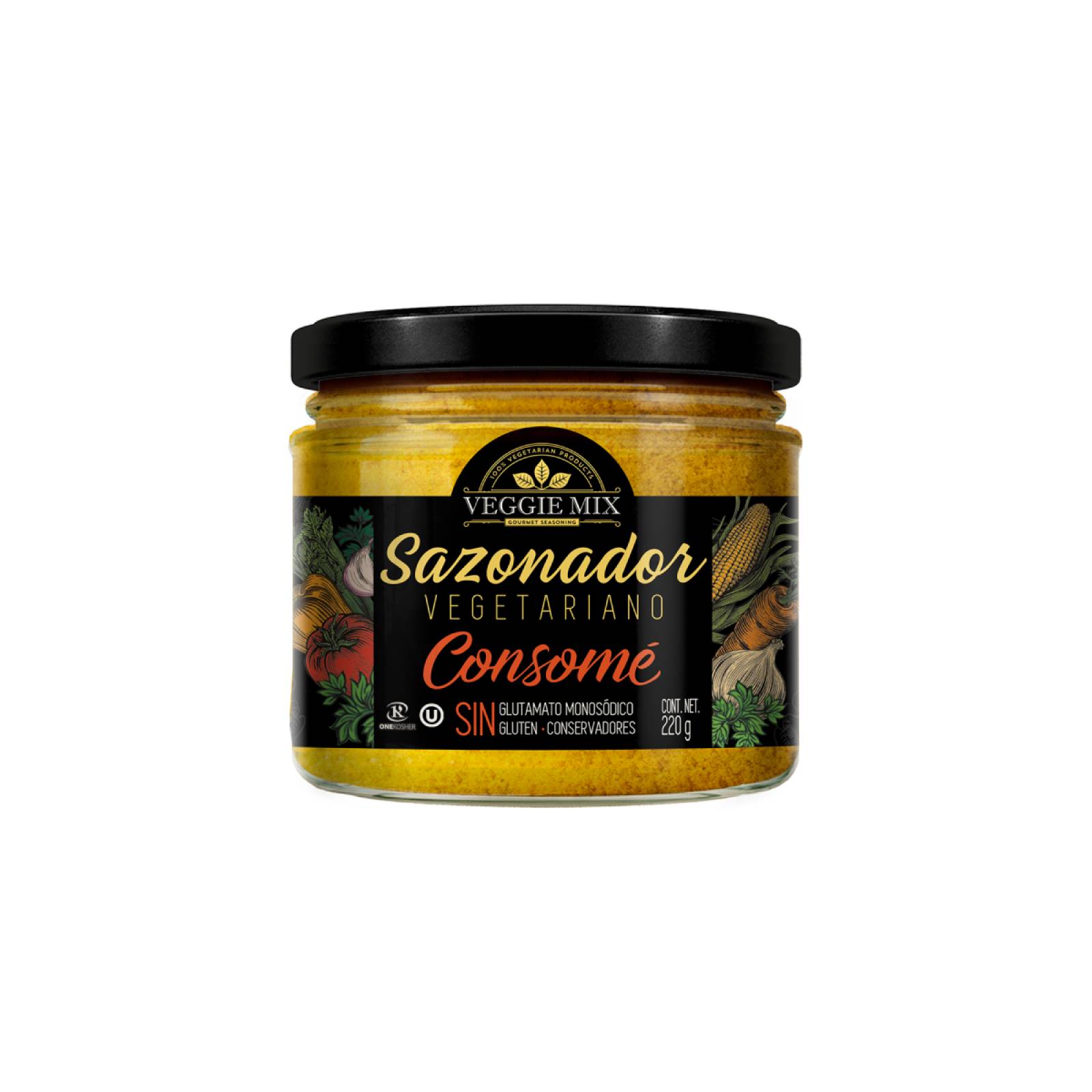 Sazonador Consomé Veggie Mix 220 gr