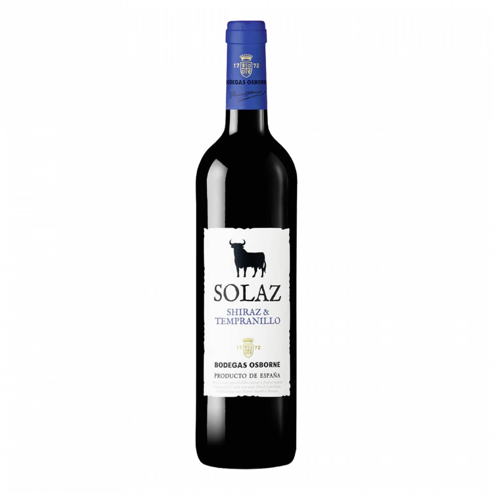 Vino Tinto Shiraz Tempranillo Solaz 750 ml