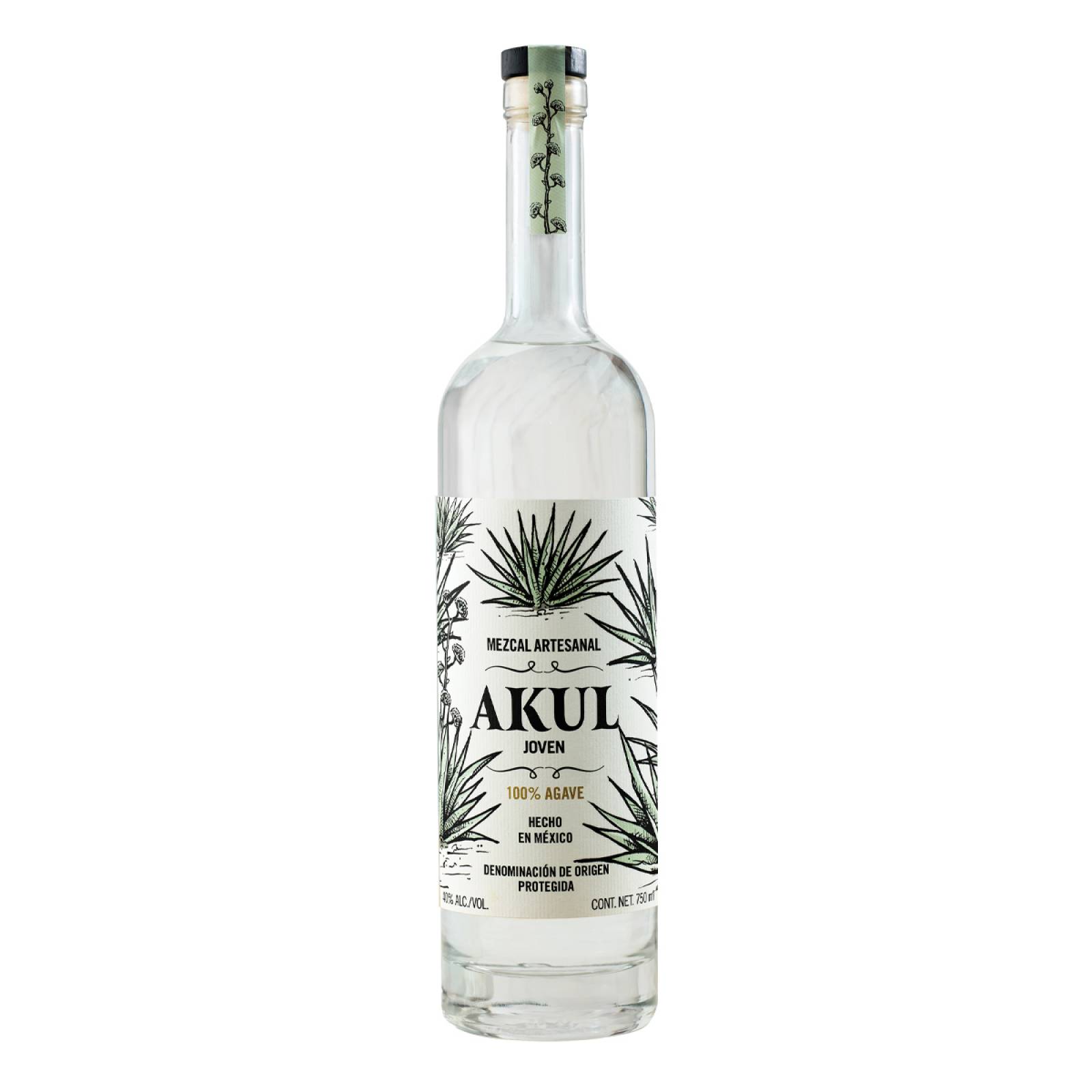 Mezcal Espadín Joven Akul 750 ml
