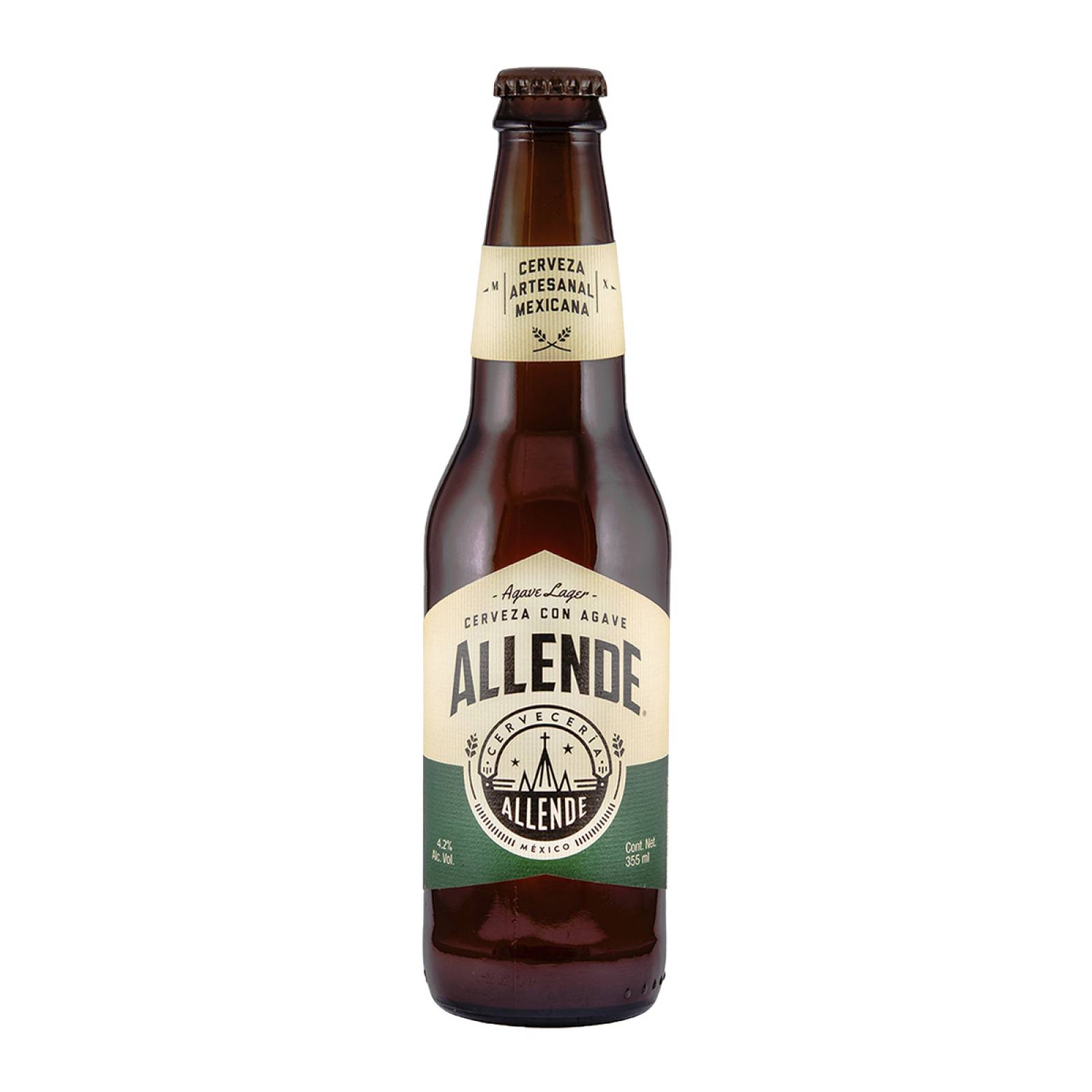 Cerveza Agave Lager Allende 355 ml