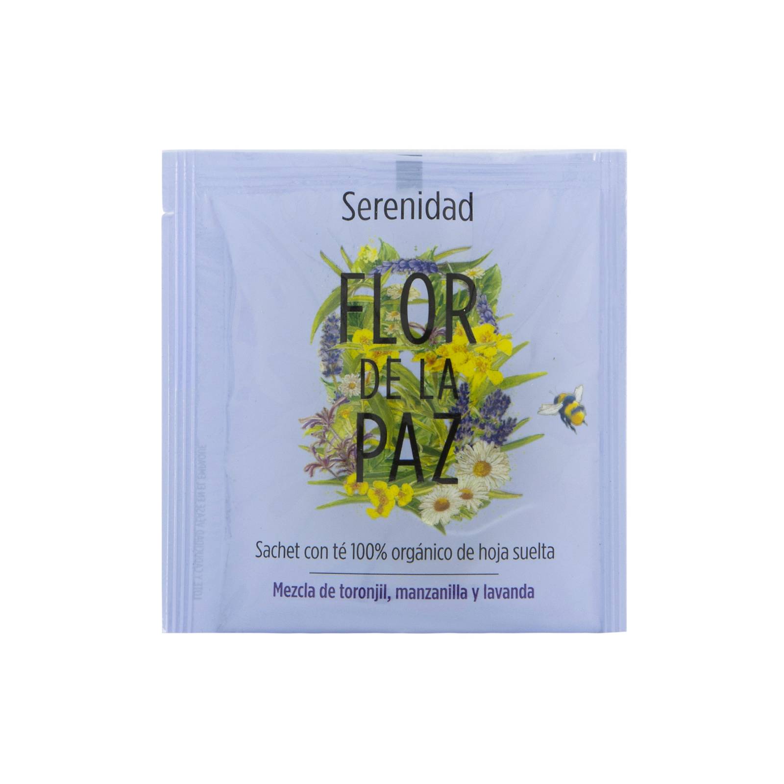 Té Relajante Orgánico Serenidad Flor de la Paz 70 Pzas