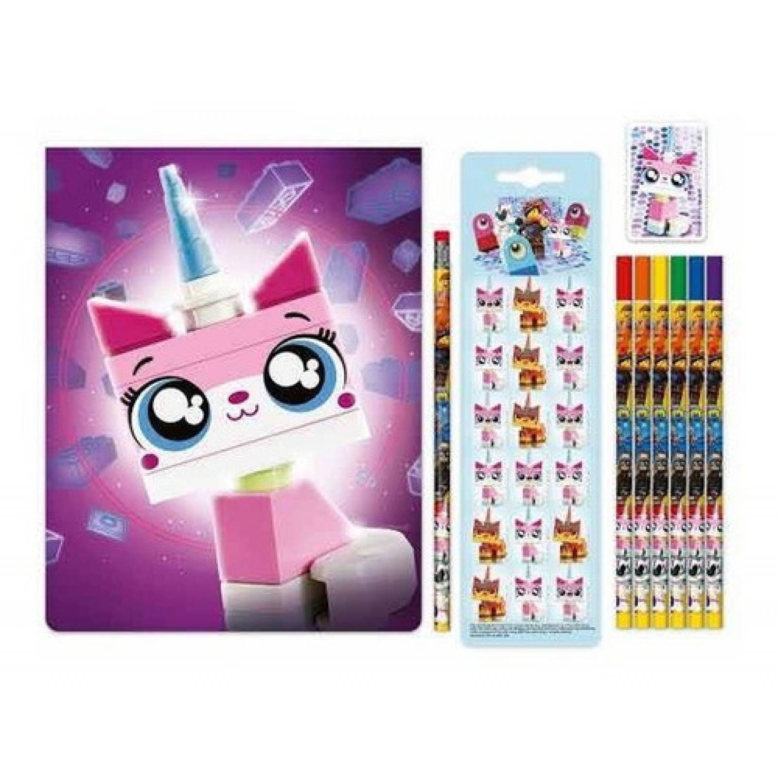 Paquete De Útiles De Unikitty En Lego® Movie Novelmex
