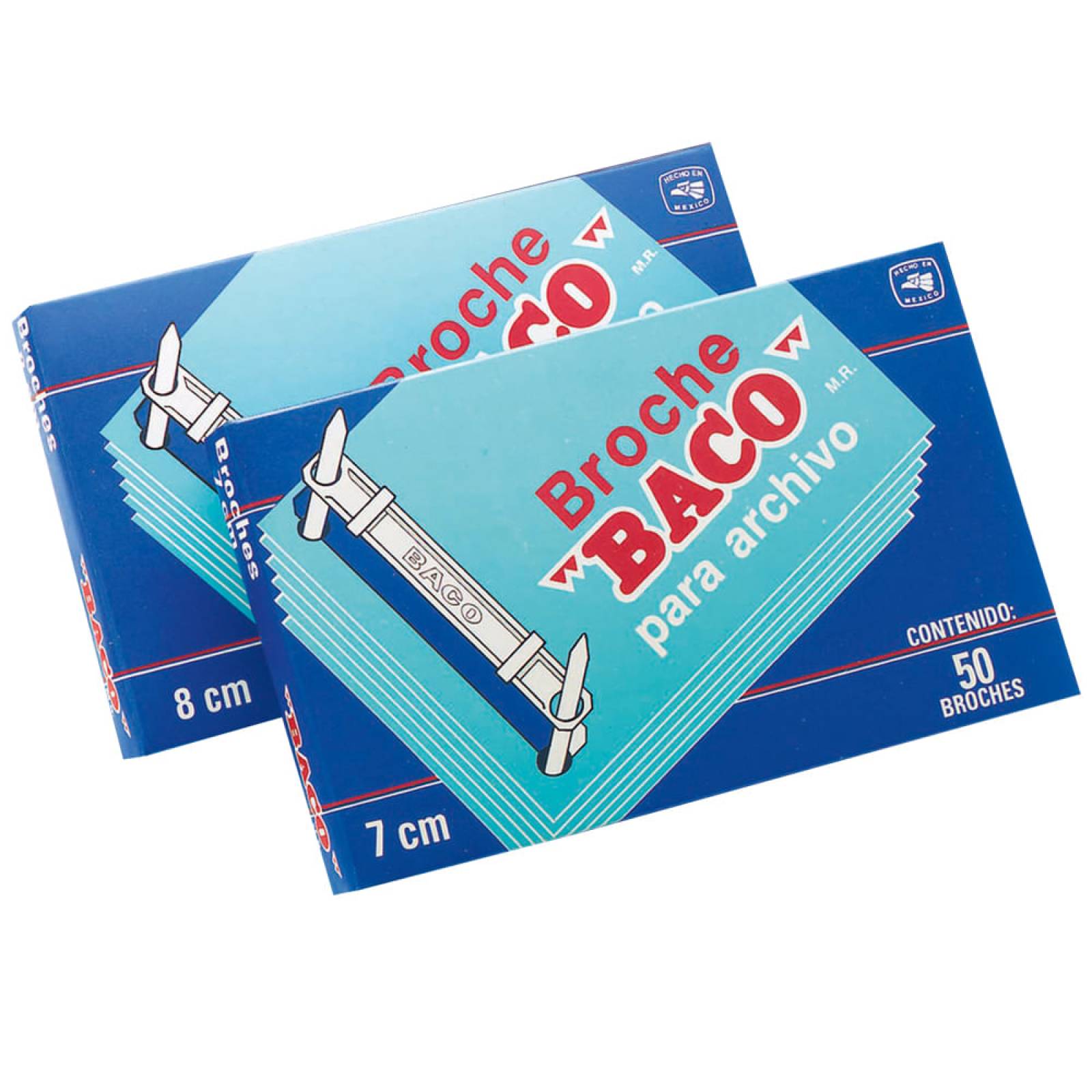 Broche Baco Archivo 8cm 50pzas