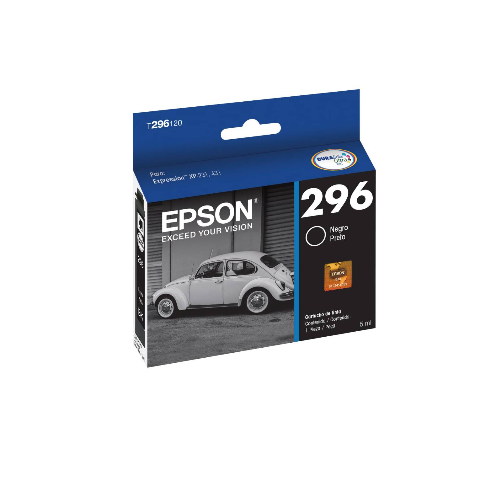 Cartucho Epson 296 Negro
