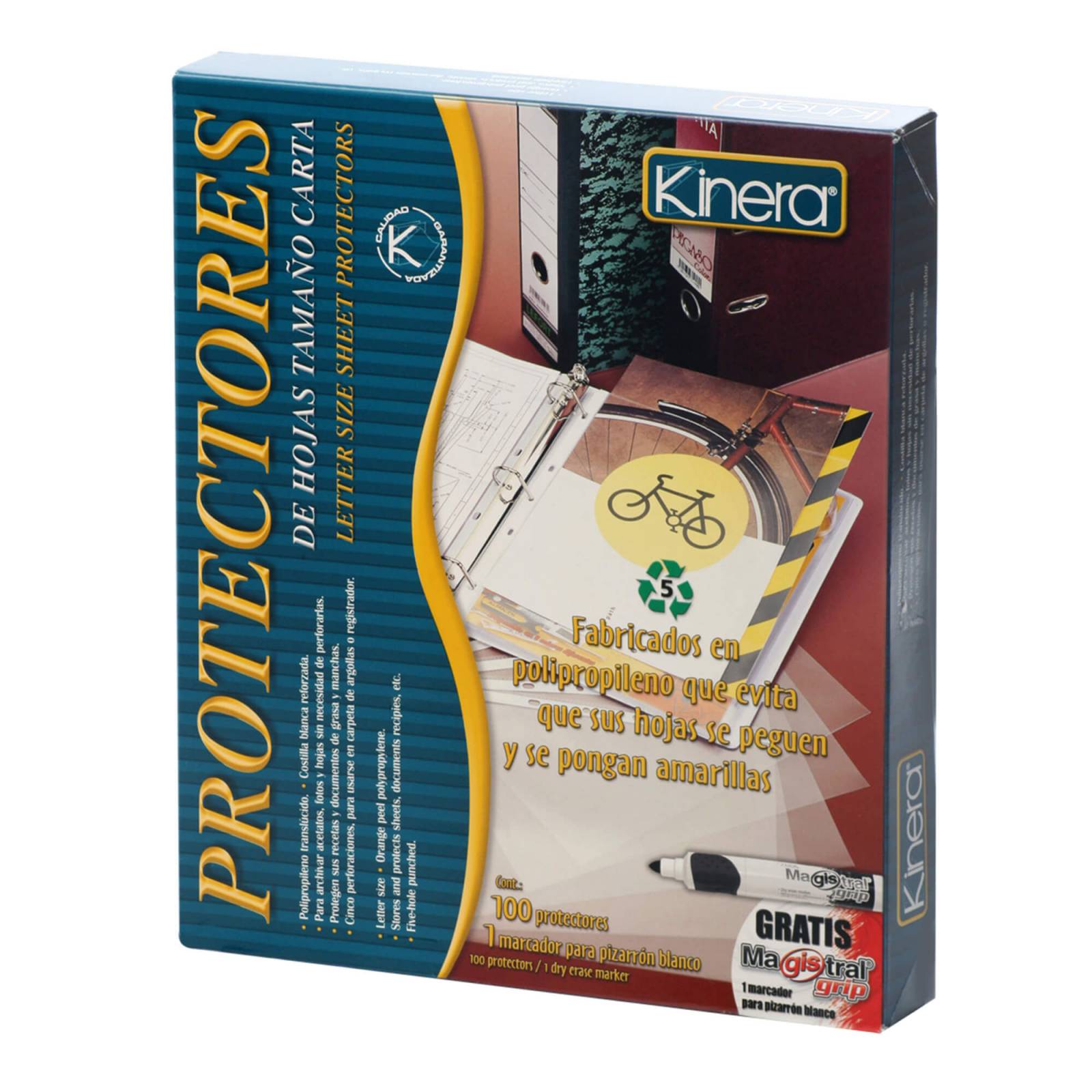 Protector de Hojas Kinera 100H