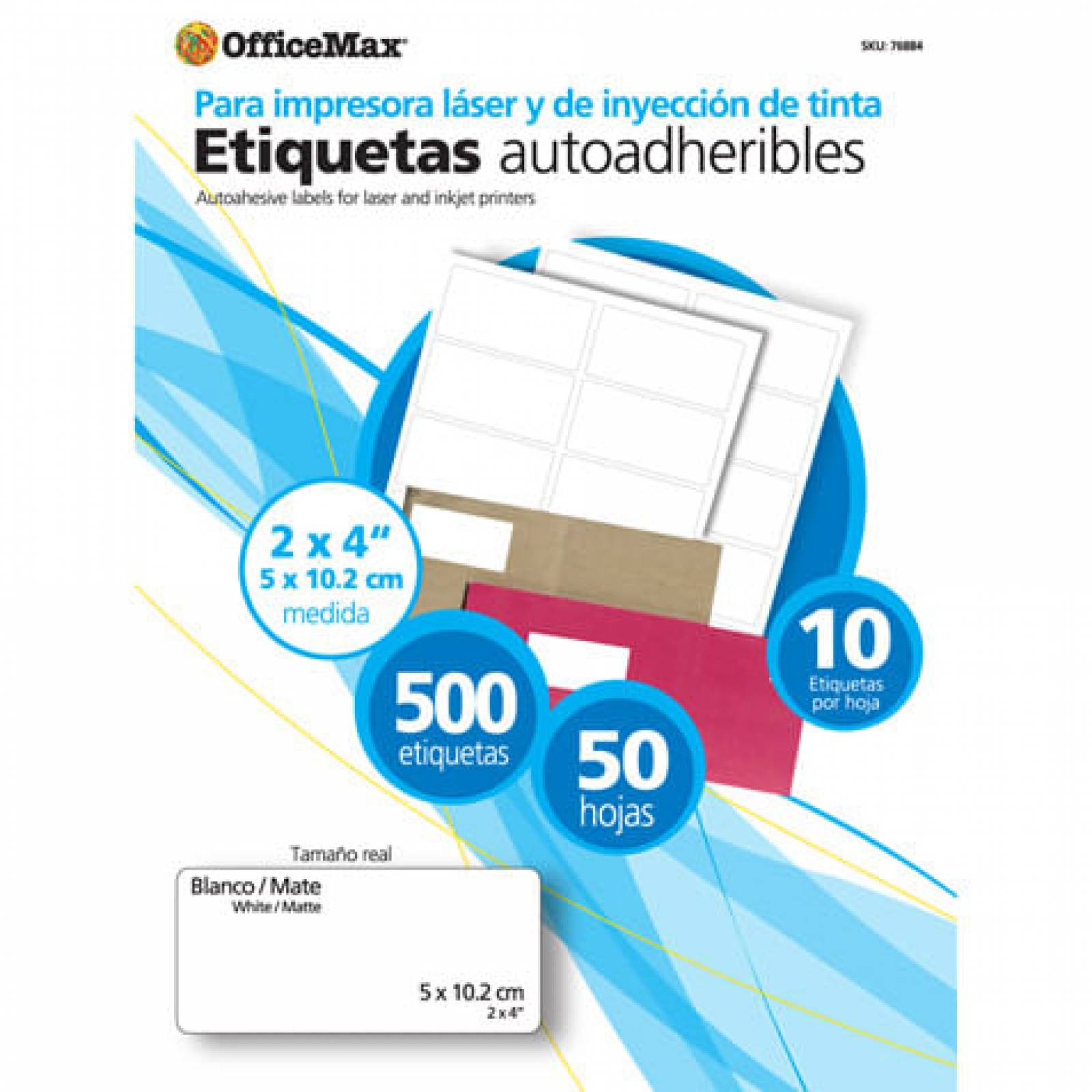 ETIQUETA BCA 4X2" OMX 500 P