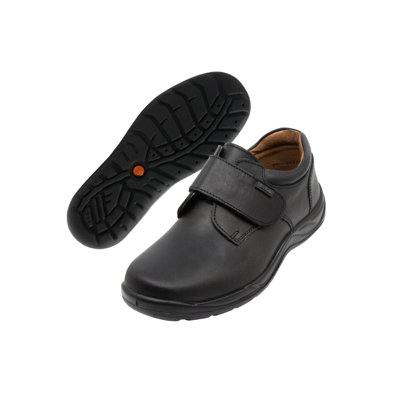 Zapatos de Piel para Niño Inyección Coqueta con Velcro 