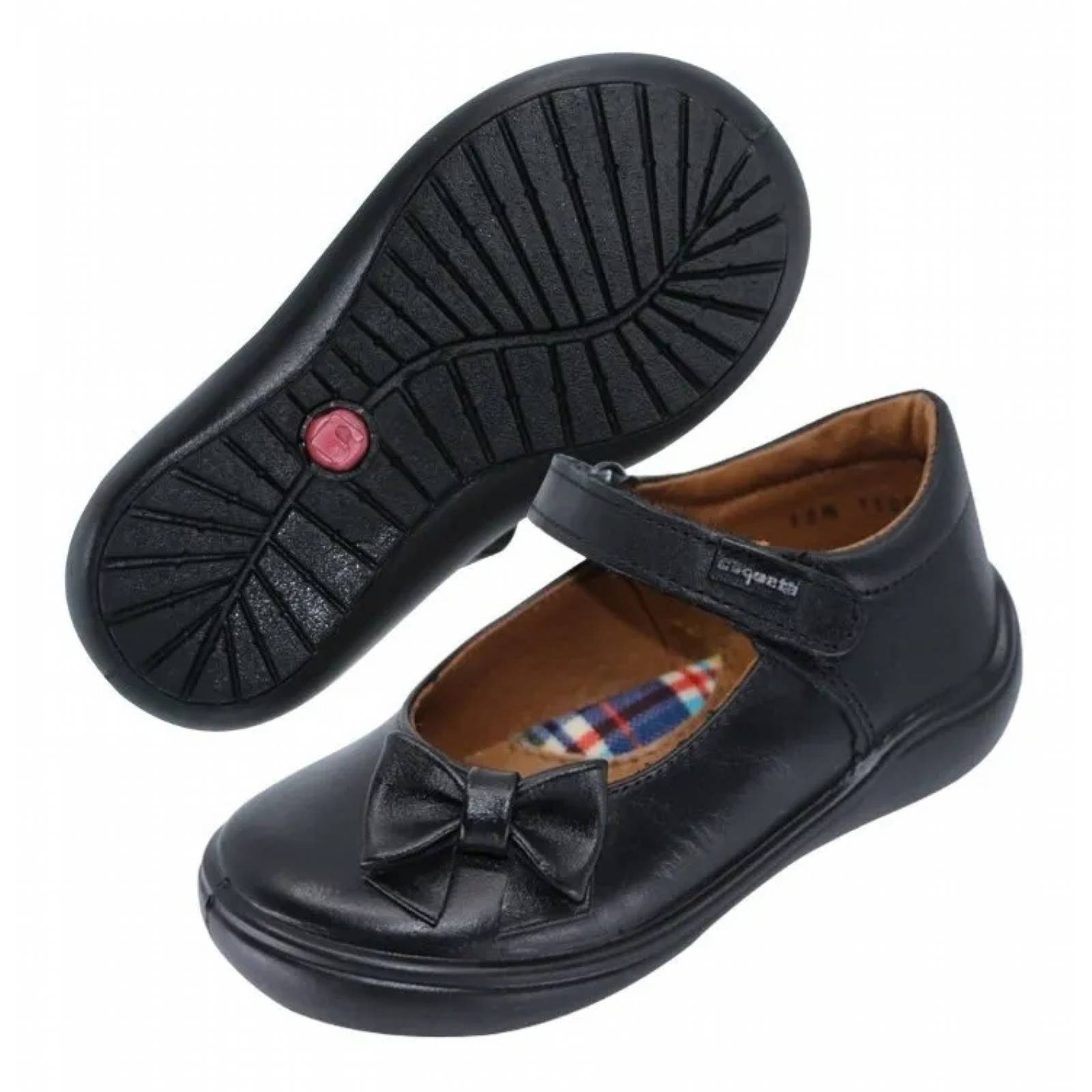 Zapatos Para Niña Estilo Balerina Coqueta Escolares Mj Moño