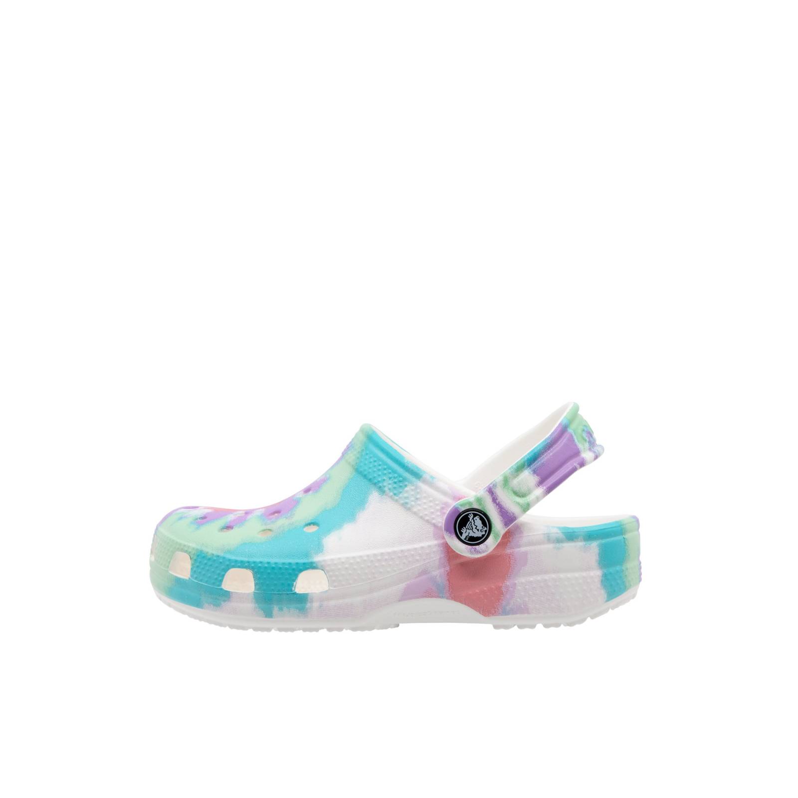 Crocs para Niñas Tie Dye Graphic Clog K Sandalias Impermeables